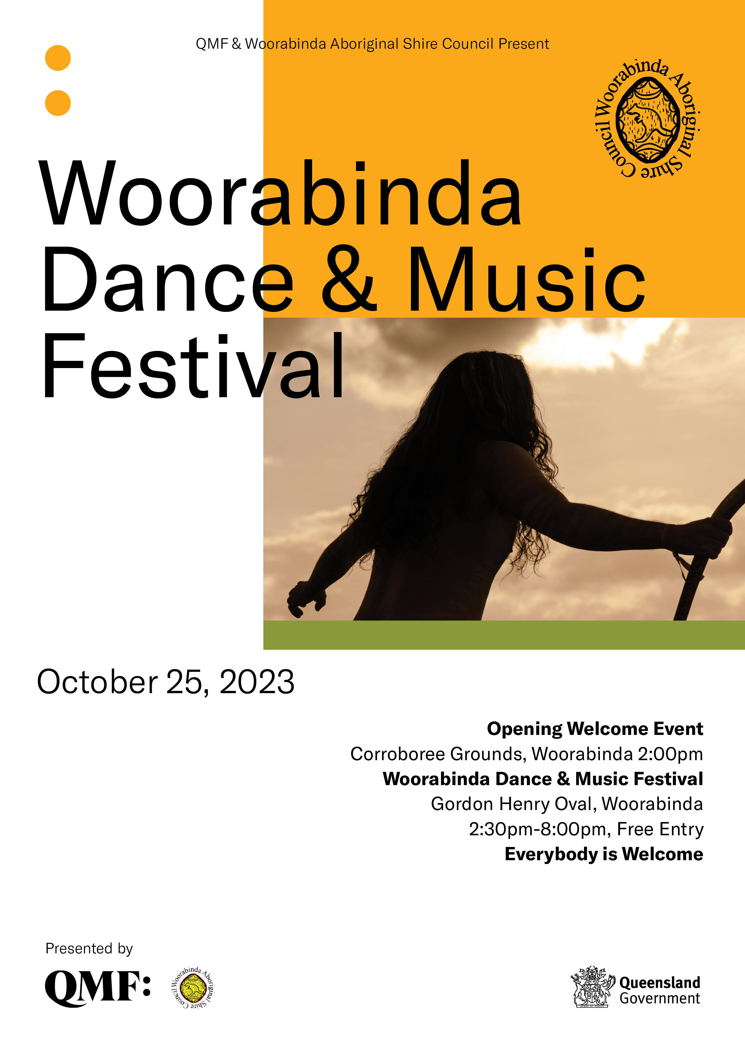 Woorabinda Music and Cultural Festival hero poster