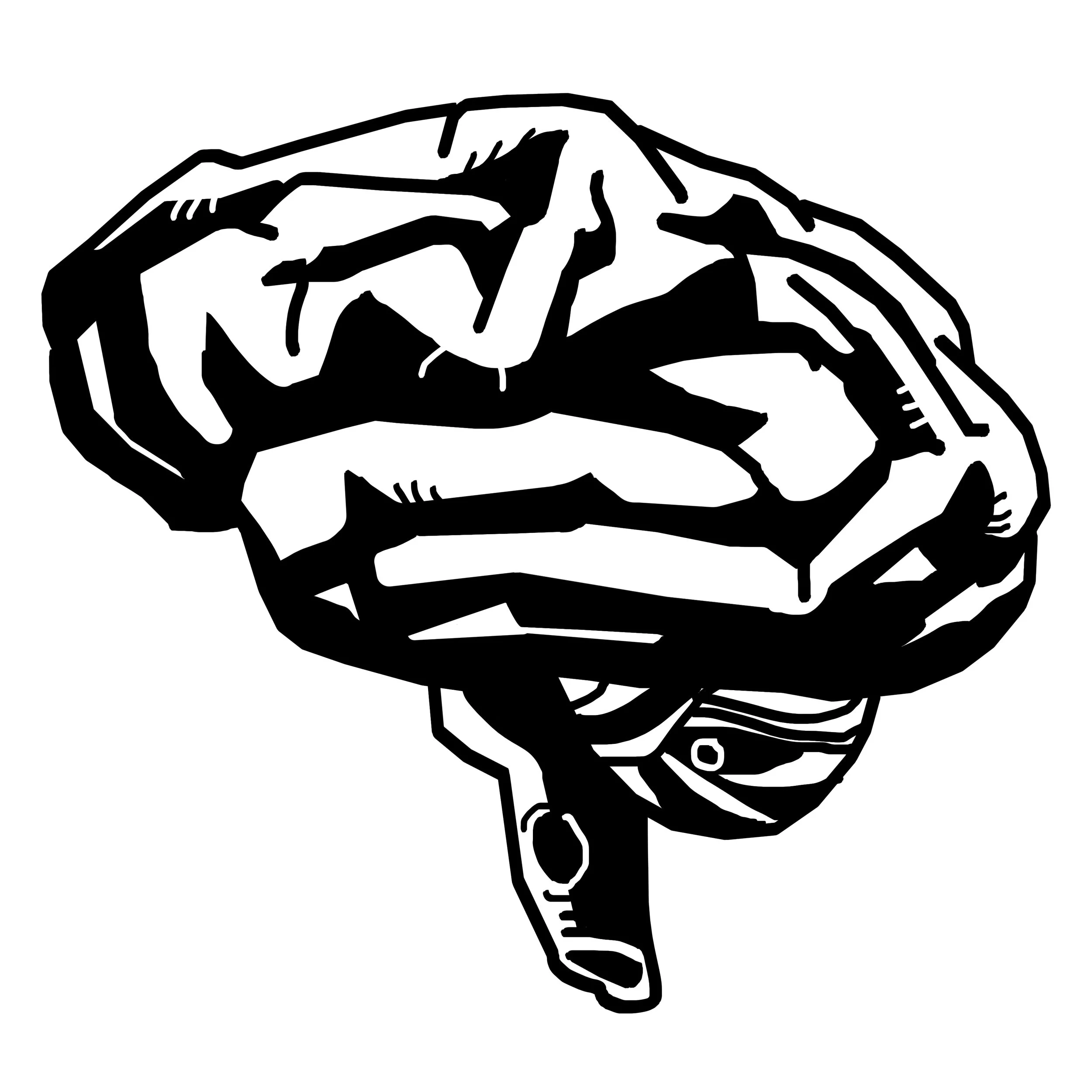 Brains, half of what an artist is armed with, half of what they need to make art.