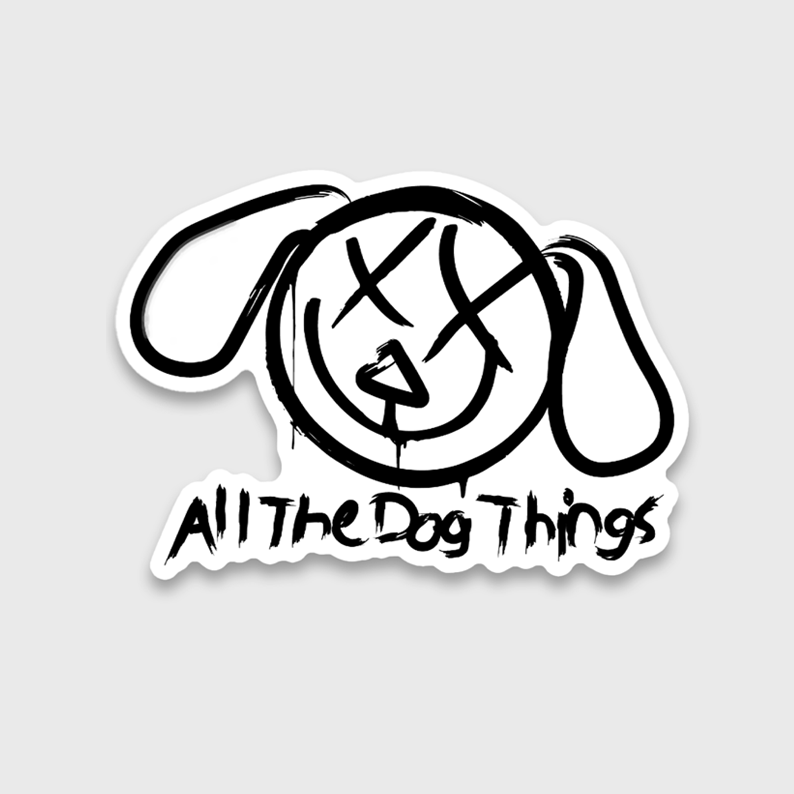 "All the Dog Things" Sticker