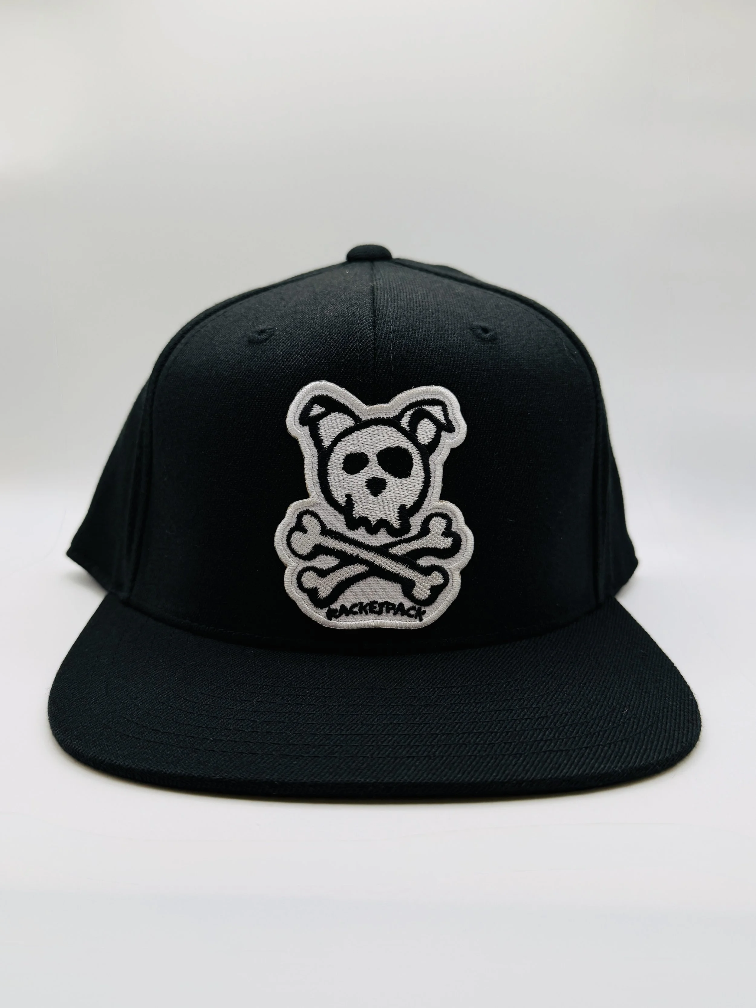 Skull & Dogbones Flat Brim Hat.JPG
