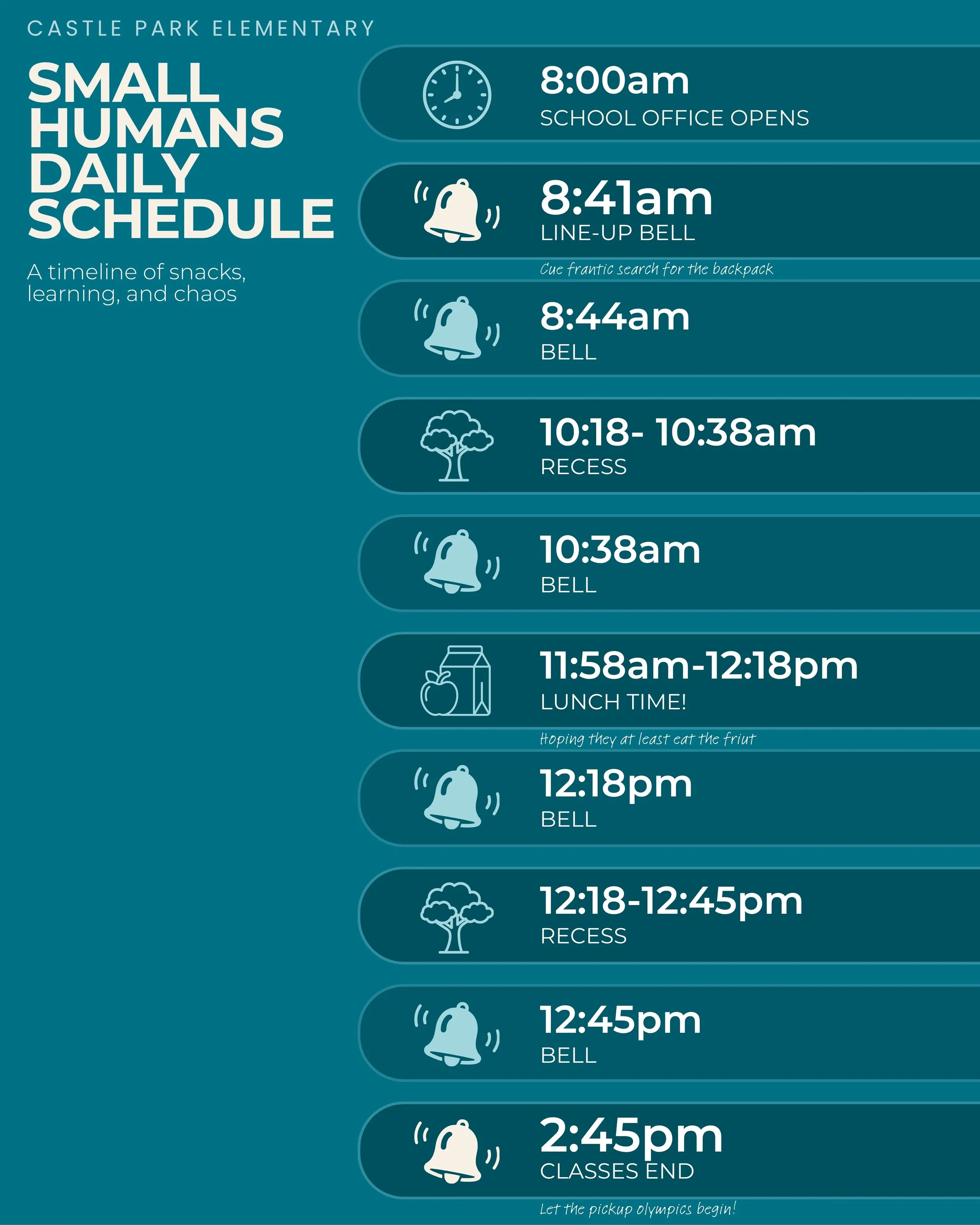 Bell Schedule 26/27