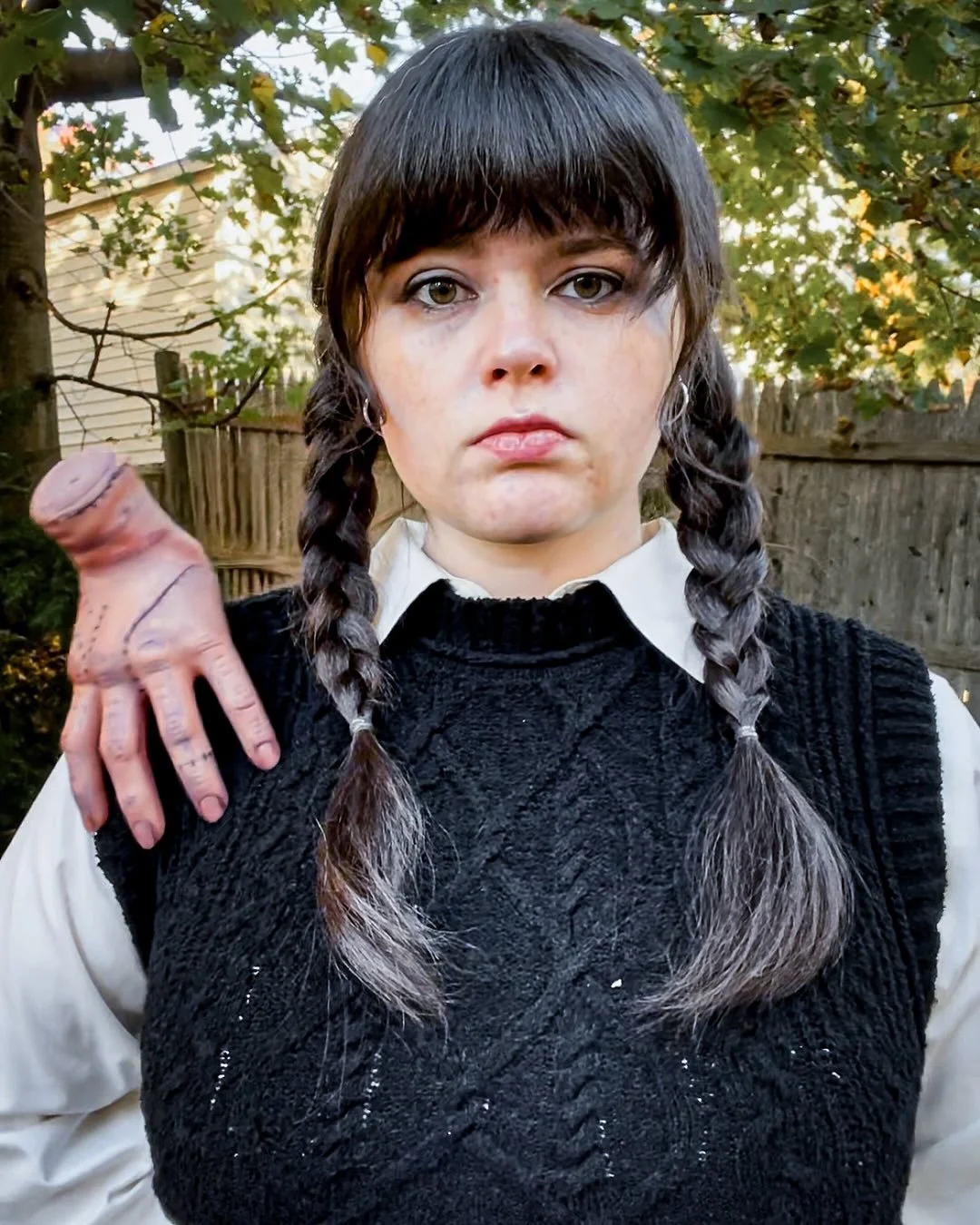 I don&rsquo;t bury hatchets. I sharpen them.🪓

Happy Halloween ✨🎃🍂👻
#wednesdayaddams