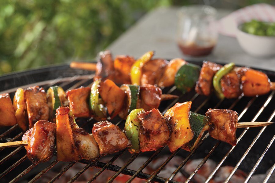 Who doesn't love a good kabob? Cut everything into 1-inch cubs, thread onto skewers, put them on the grill, and you've got a delicious meal! So try these Honey-Chipotle Pork Kabobs and let us know your thoughts. 

The full recipe is in our recipe hig