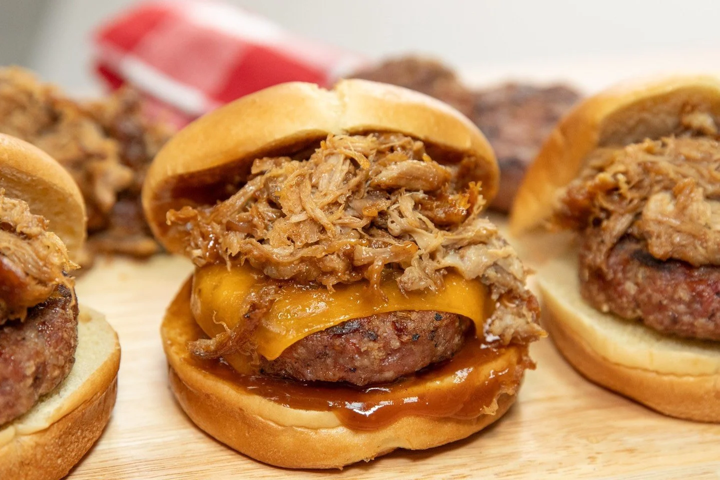 Pork burgers done right 🔥⁠
⁠
Juicy, flavorful, and incredibly easy to make, these are perfect for any night of the week. Whether you&rsquo;re firing up the grill or cooking indoors, they come together fast and always deliver big flavor in every bite