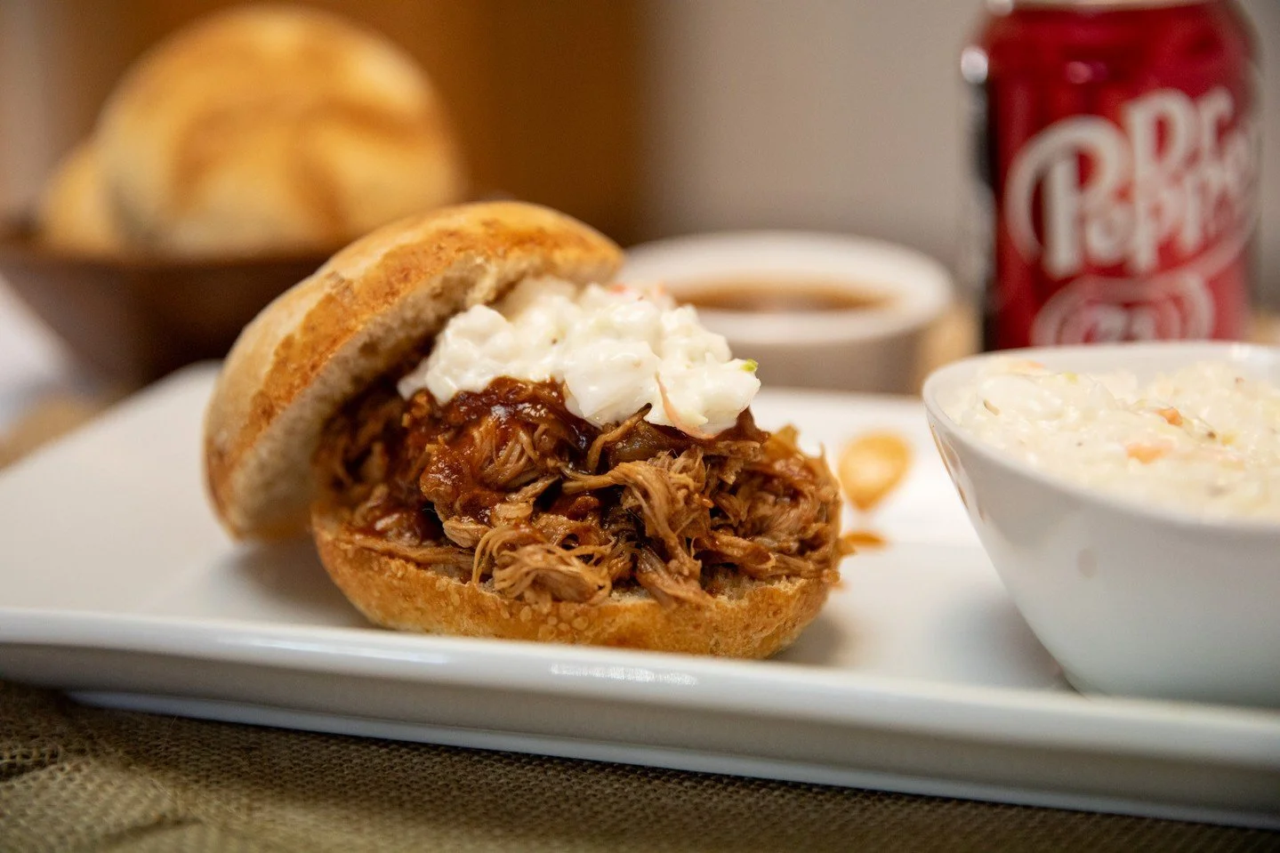 Build your perfect BBQ plate 👇 Pick 1 meat, 2 sides, and a sauce!⁠
⁠
Start with Pulled Pork Sandwiches from EatPork.org 🔥⁠
Tender, saucy, and made for piling high on a plate.⁠
⁠
What&rsquo;s your combo? 👇⁠
⁠
#FoodGame #BBQPlate #PulledPork #Cookou