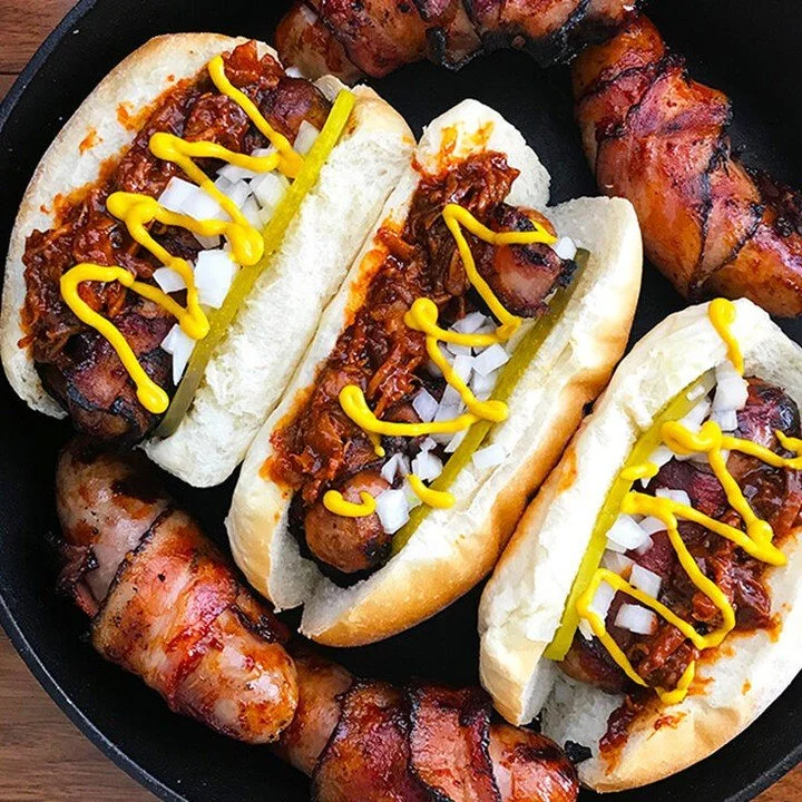 Every cookout has ONE grill master&hellip; tag yours 👇🔥 Then send them this bacon-wrapped pulled pork sausage recipe for the ultimate BBQ upgrade.⁠
⁠
Grab the recipe in our bio!
