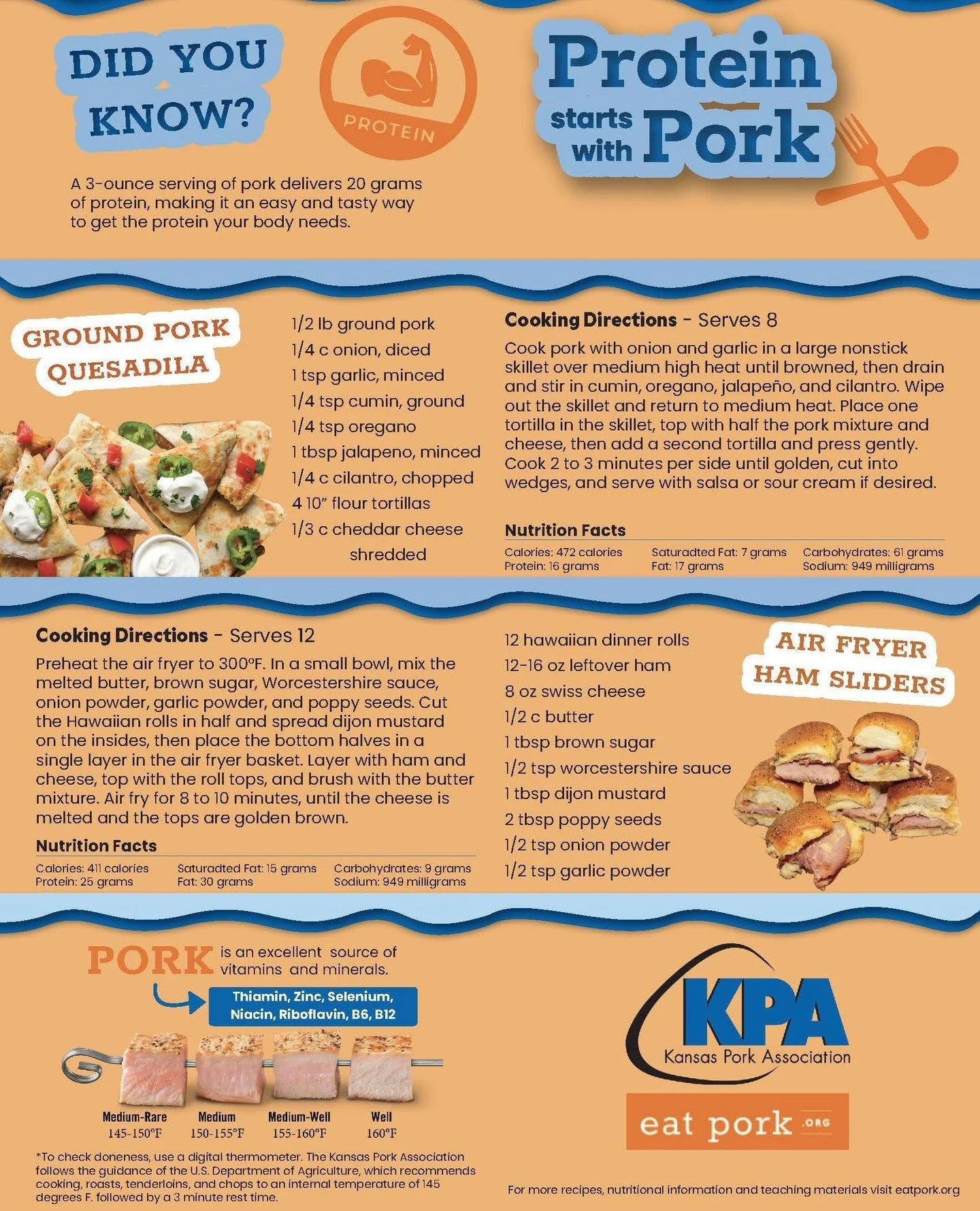 Looking for a fun summer activity for kids? ☀️🐖⁠
⁠
Our &ldquo;Pork Starts with Protein&rdquo; foldable activity is perfect for summer school programs, 4-H groups, classrooms, and ag education fun. Teachers and leaders can easily print, fold, and sha