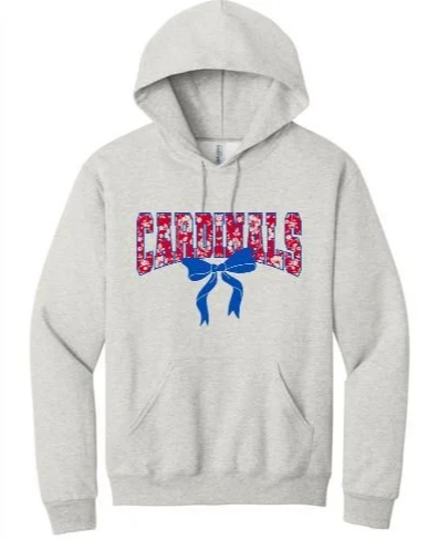 Clinton Missouri Cardinals hooded sweatshirt