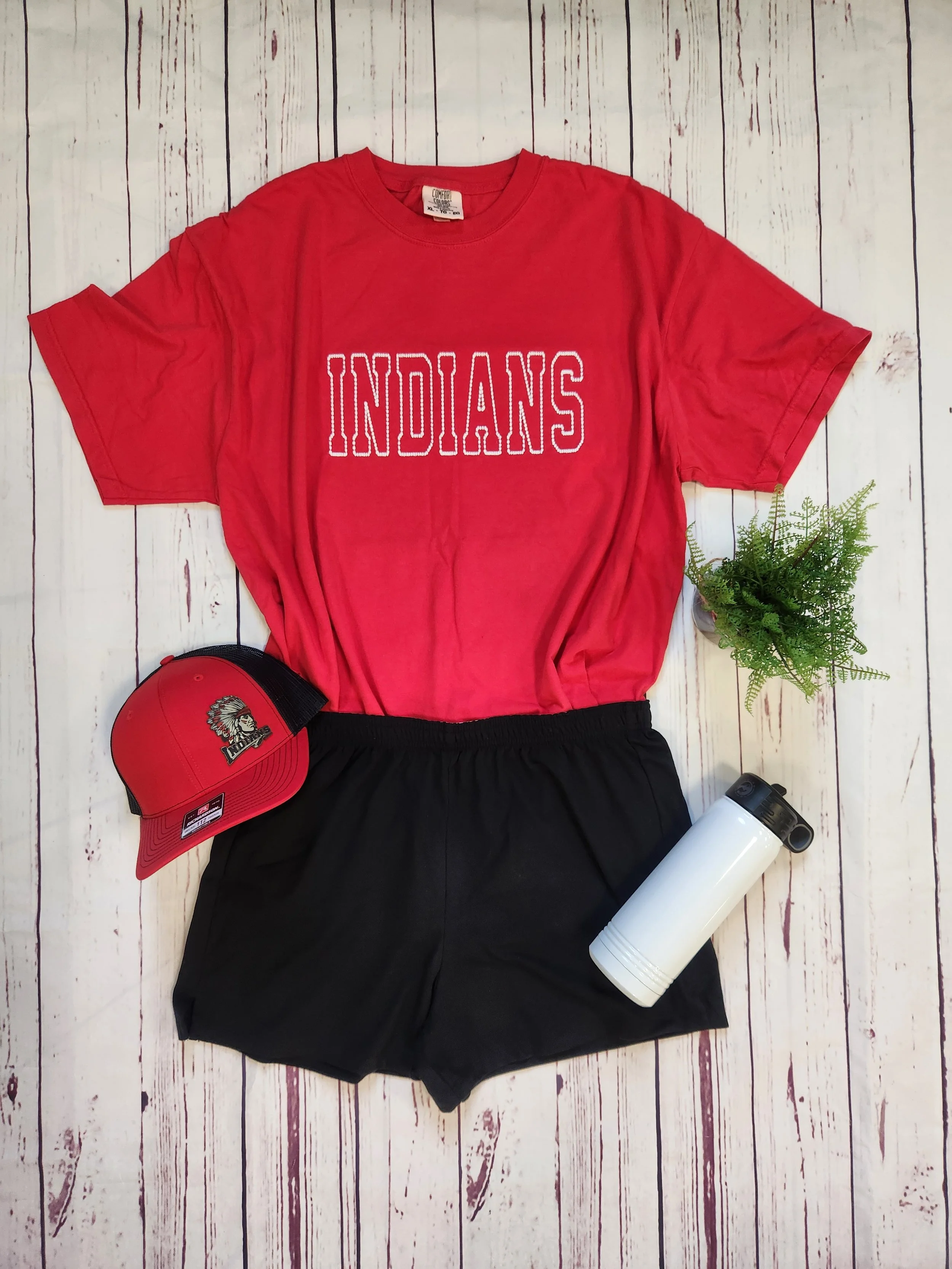 ❤️ Indians Embroidered T-Shirt
