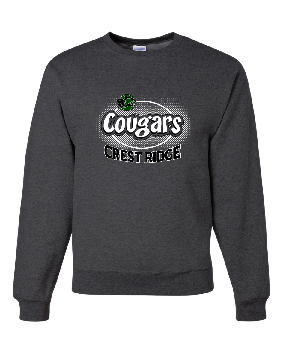 Crest Ridge Cougars Crewneck Sweatshirt