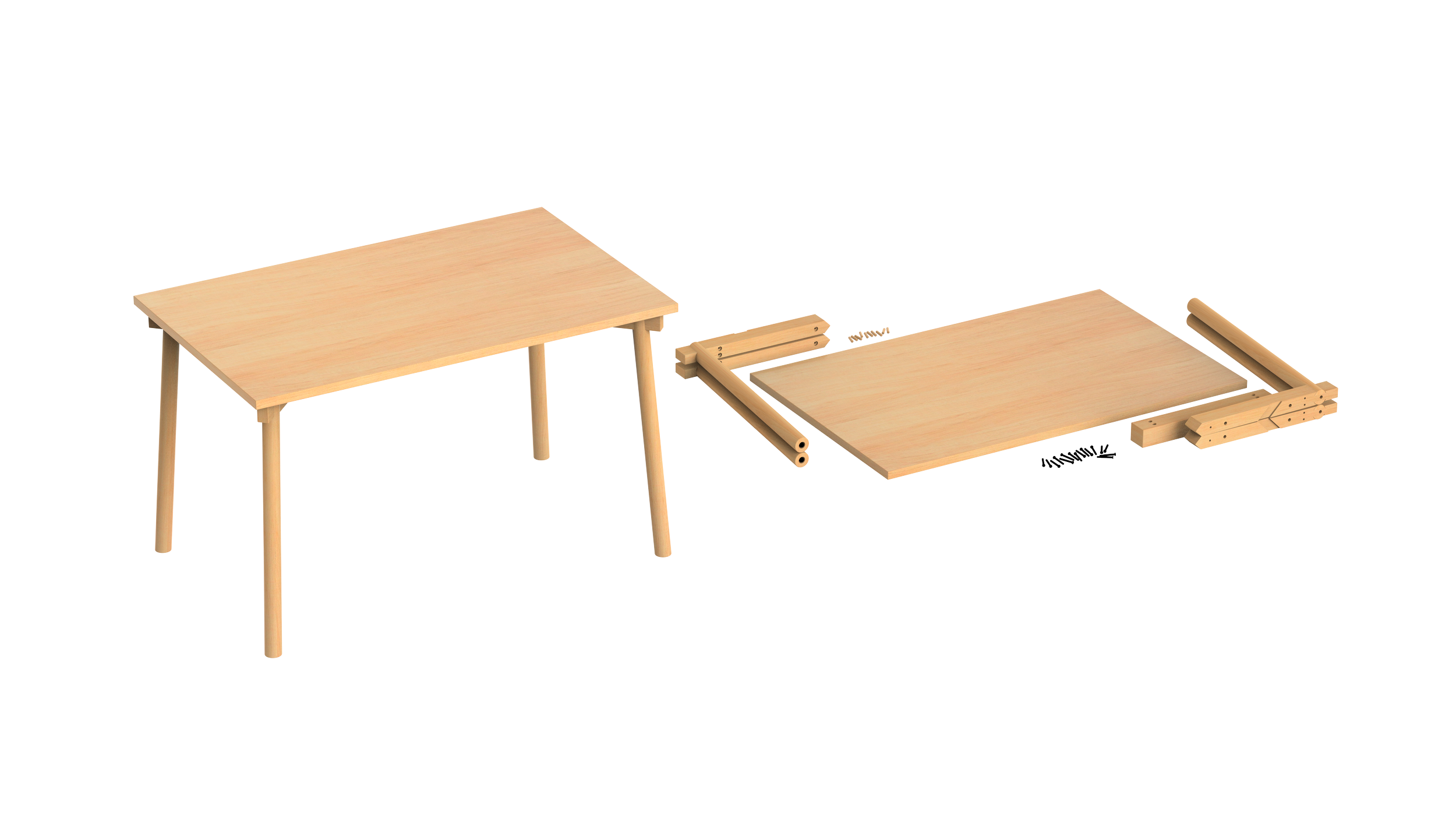 Handeplus Table Plus Table (Pure Natural) → — Podium lite
