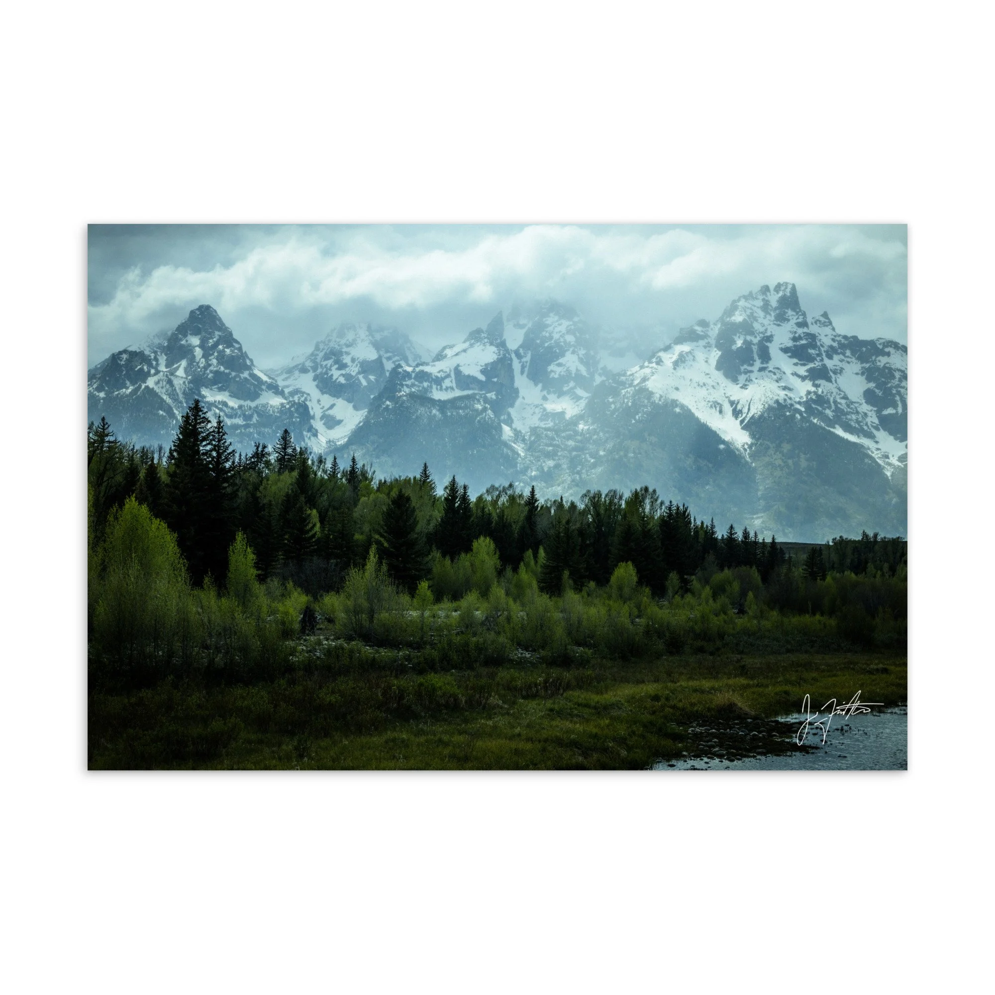 Misty Mountains Postcard
