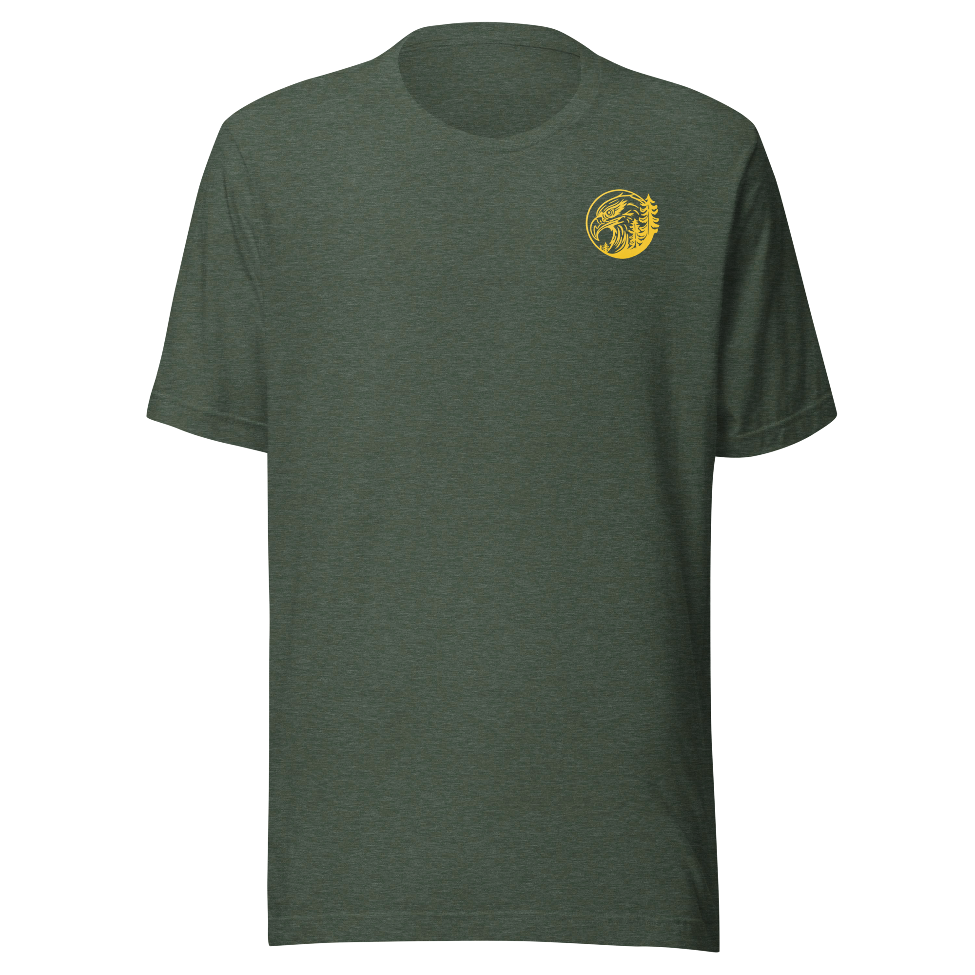 unisex-staple-t-shirt-heather-forest-front-6a2cb72a61bf3.png