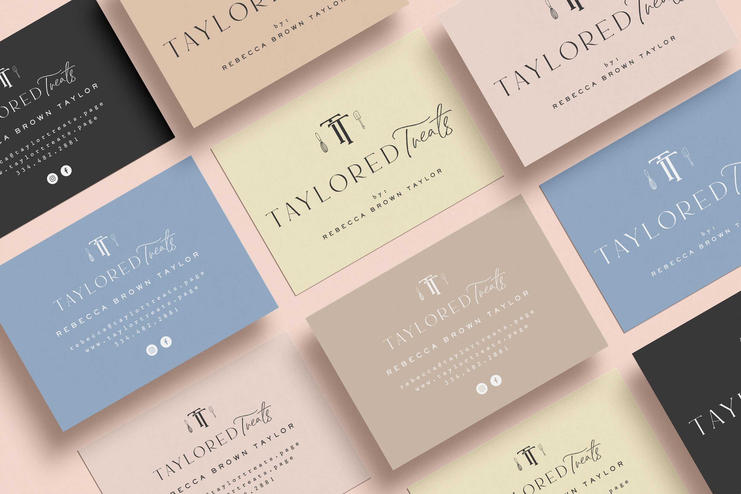 Taylored Treats Business Card Design