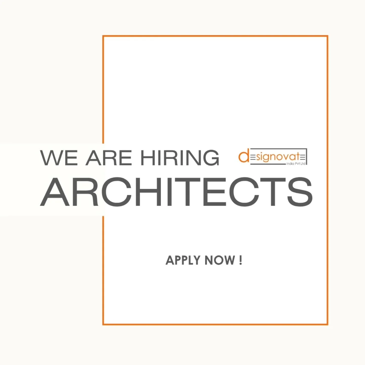 📢 We’re Hiring!
Join our team of passionate architects and designers at Designovate India Pvt Ltd 💡
Open Positions:
👷‍♂️ Sr. Architect
🏥 Sr. Healthcare Architect
🛋️ Sr. Healthcare Interior Designer
📋&n