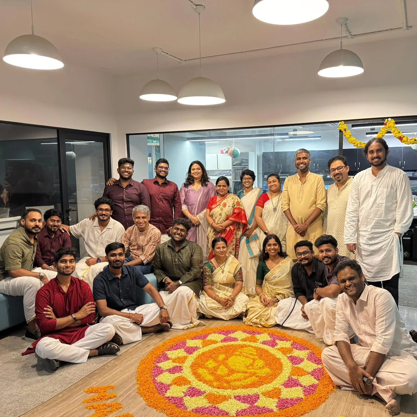 ✨🌸 Double the joy, double the celebration! 🌸✨
This year, our workplace was filled with colors, laughter, and togetherness as we celebrated Onam and Ganesh Chaturthi side by side.
From the vibrant pookalam to the fest
