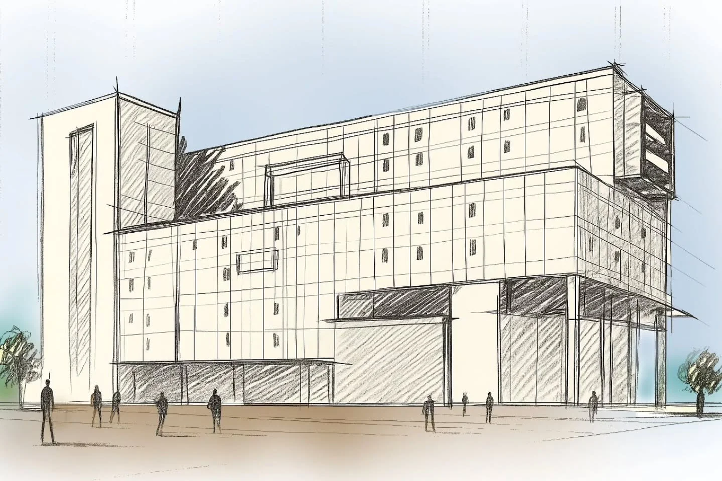 From lines on paper to life-size reality&nbsp;✨

Every masterpiece begins with a line.✏️
.
.
.
.
.
.
What started as a conceptual sketch evolved into a refined 3D visualization and now stands tall &mdash; almost complete!&nbsp;🏗️

This hospital proj