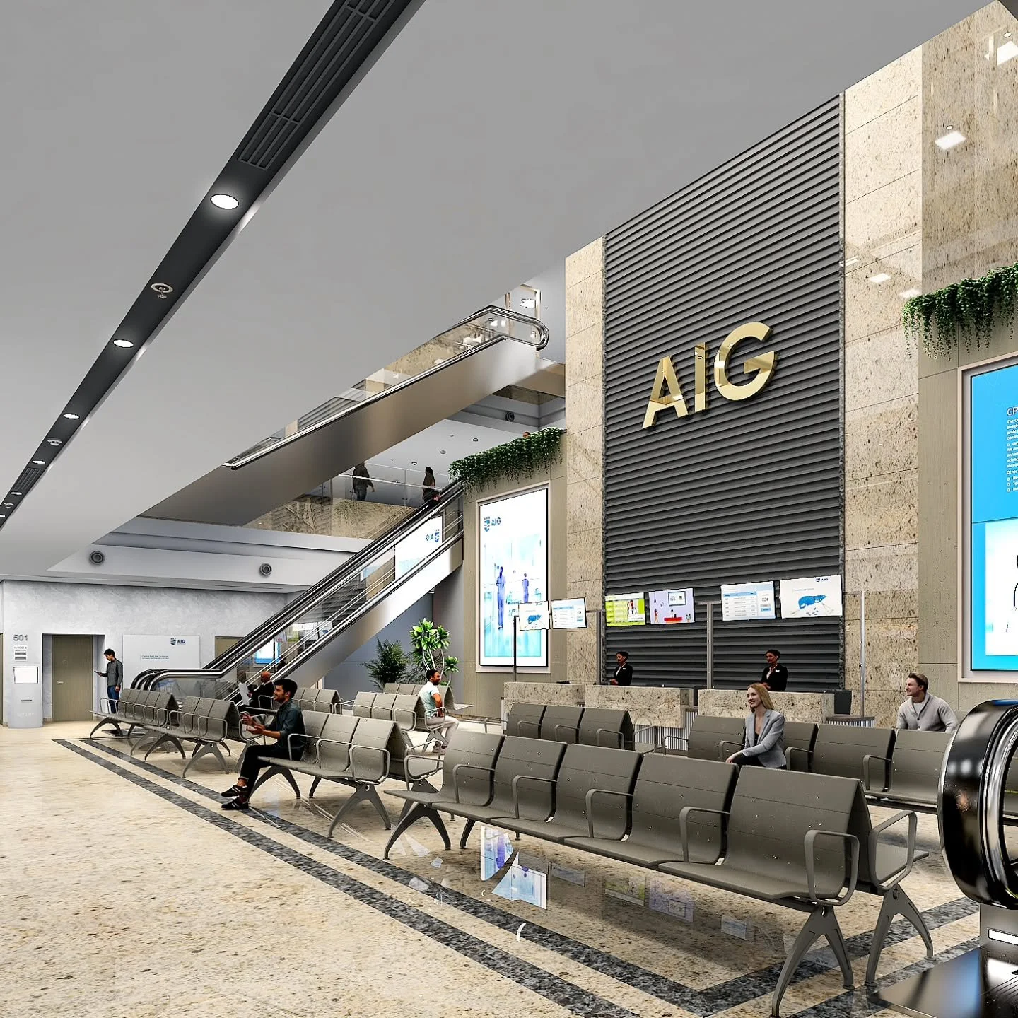 Journey through the newly completed interior spaces of AIG Hospitals, Banjara Hills, Hyderabad @aighospitals . A throwback to our renders!!

Our vision was to reimagine healthcare experience by shaping light-filled lobbies, intuitive waiting lounges,