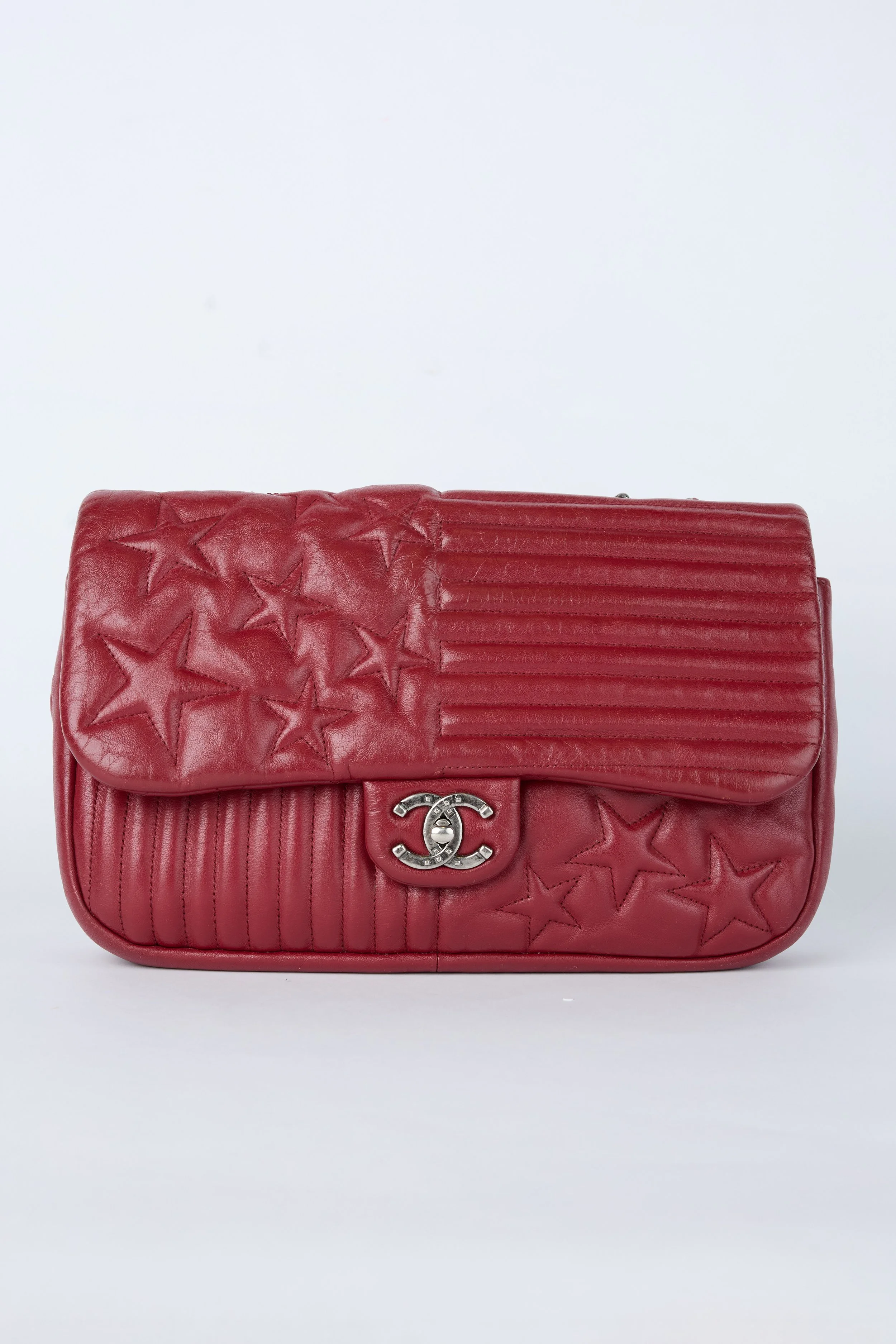 CHANEL STARS AND STRIPES JUMBO FLAP