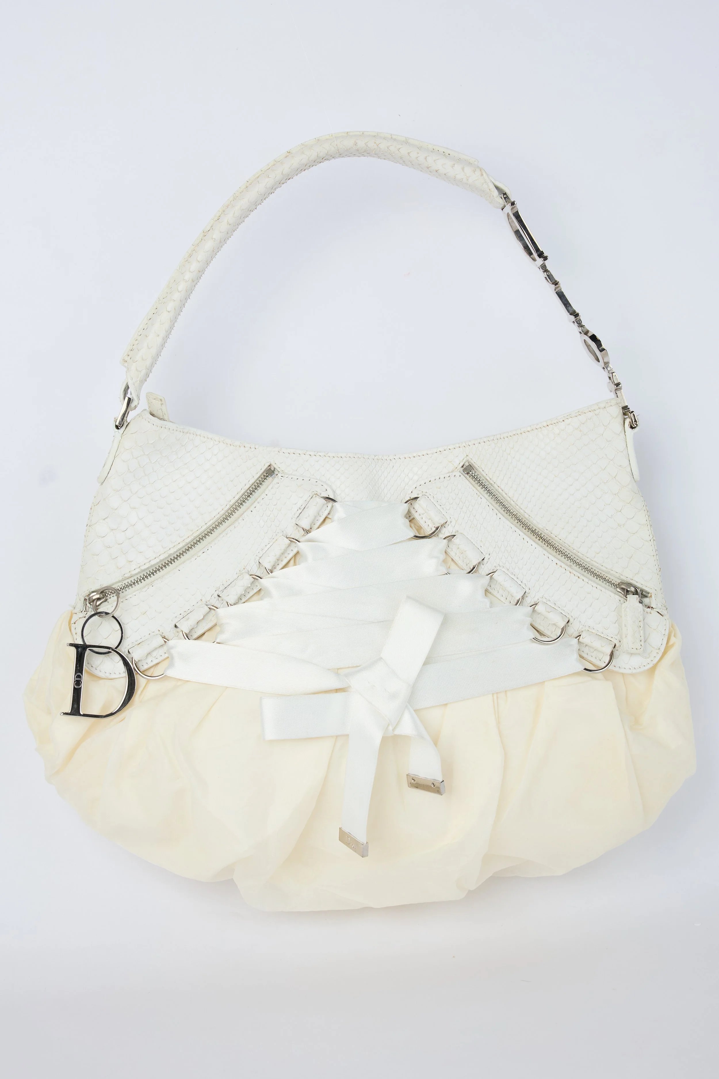 DIOR WHITE BALLET CORSET BAG