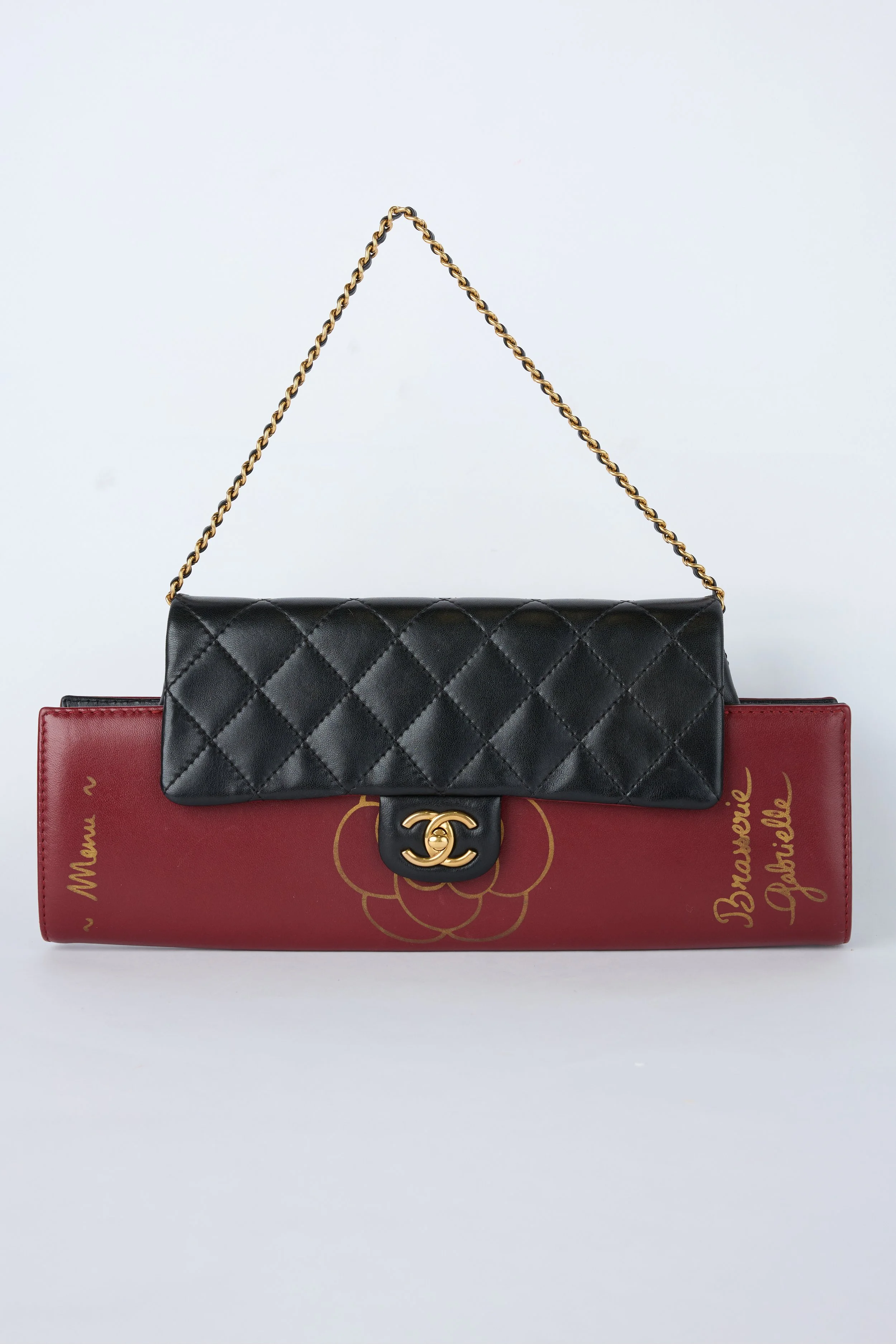 RARE CHANEL GABRIELLE BRASSERIE MENU FLAP