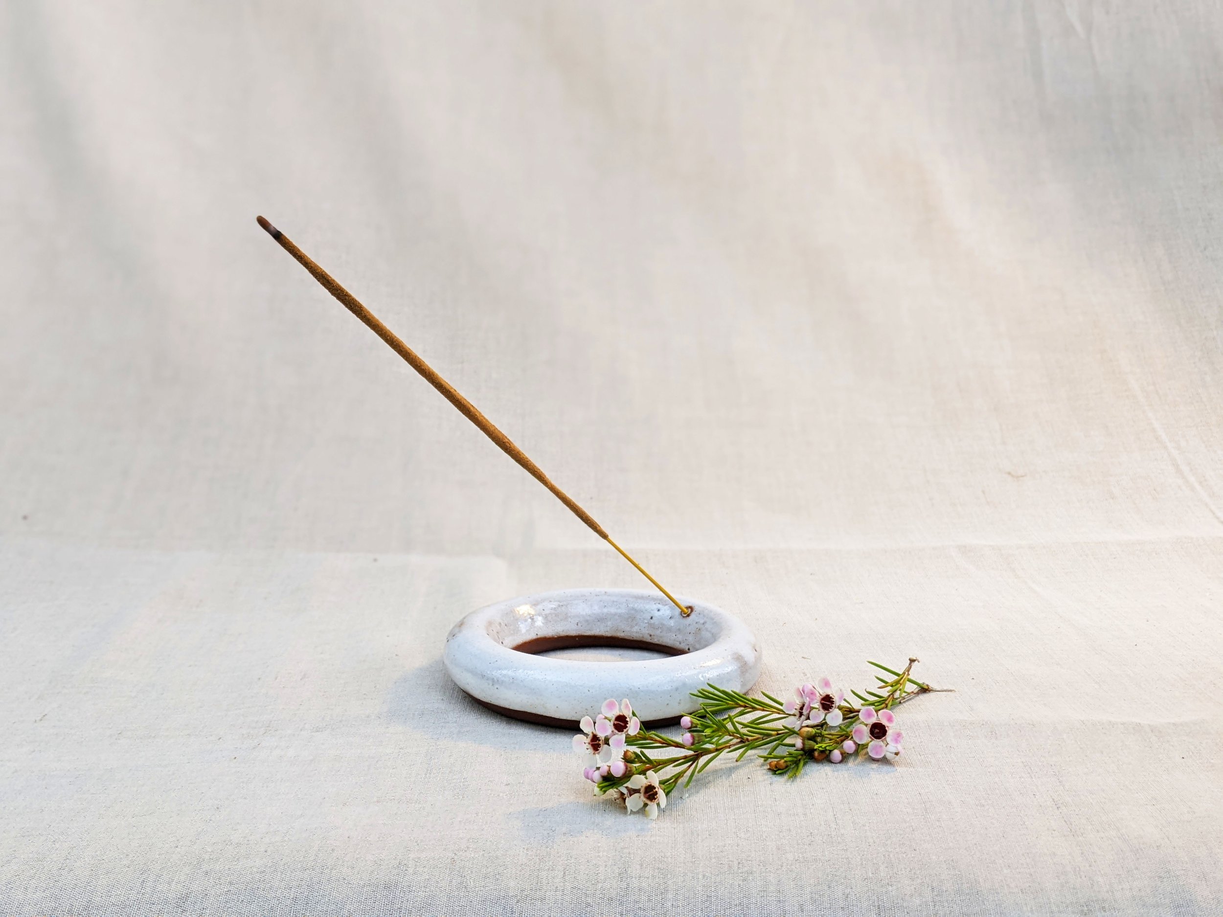Flax Incense Holder
