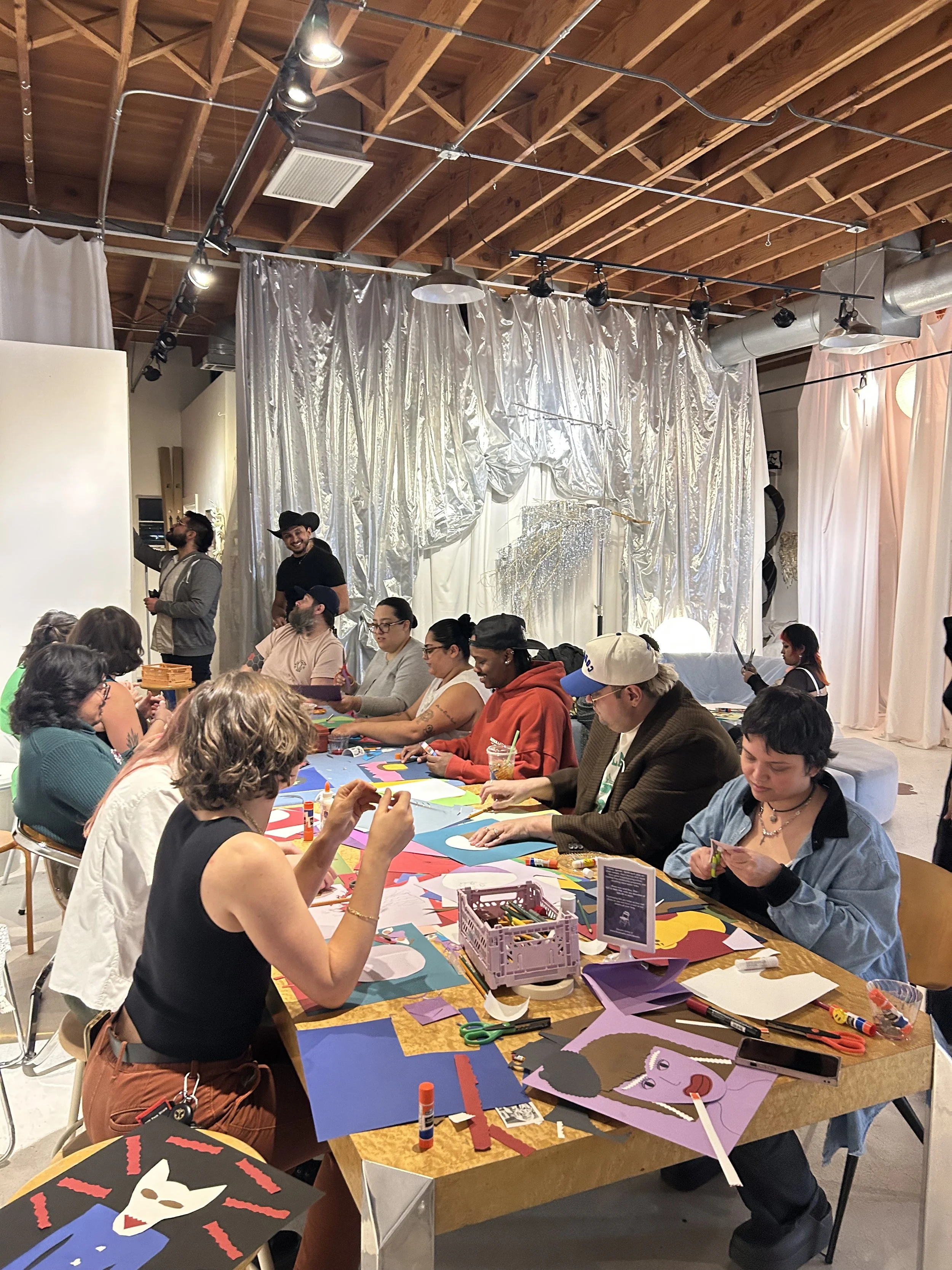 Sip N Scribble with thems. at Scraps Market