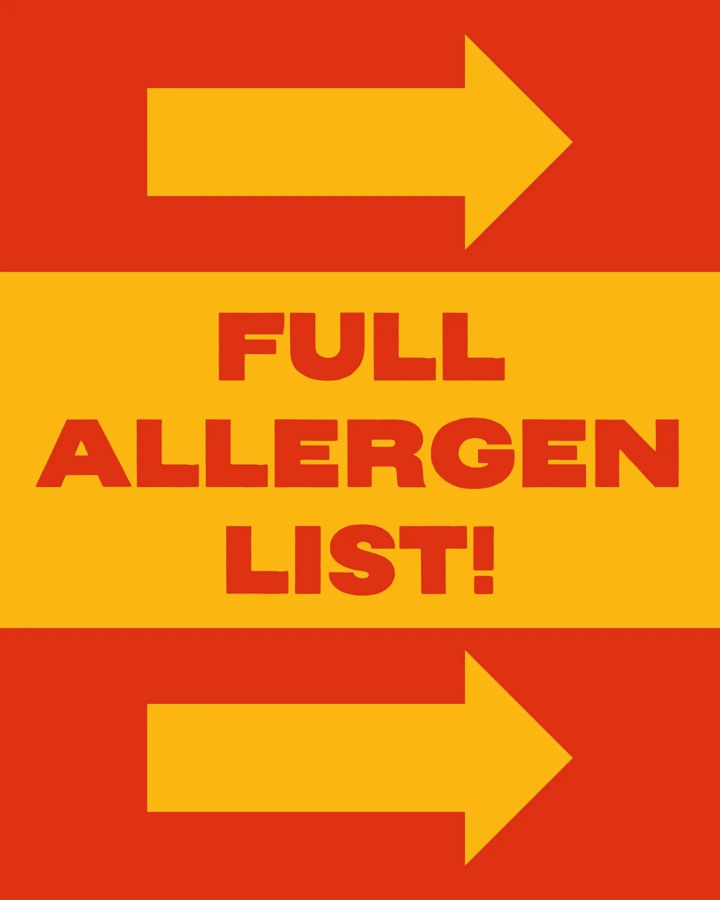New menu, new allergen list! Let us know if you have any other specific allergies and we can provide more info! 😁✌️

#friedchicken #fries #hotchips #glutenfree #dairyfree #seedoilfree
