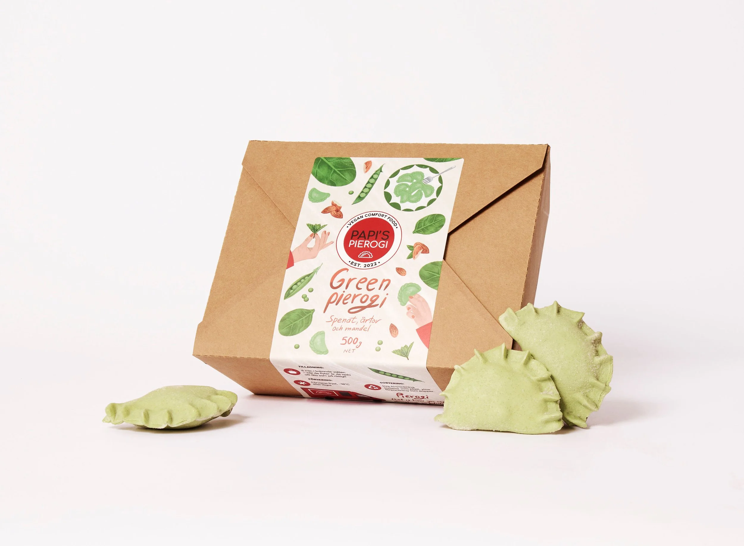Green Pierogi, 500g