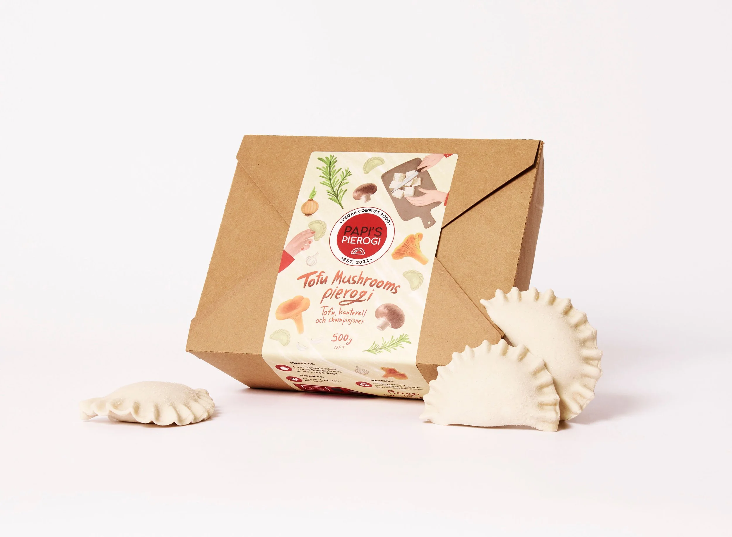 Tofu Mushrooms Pierogi, 500g