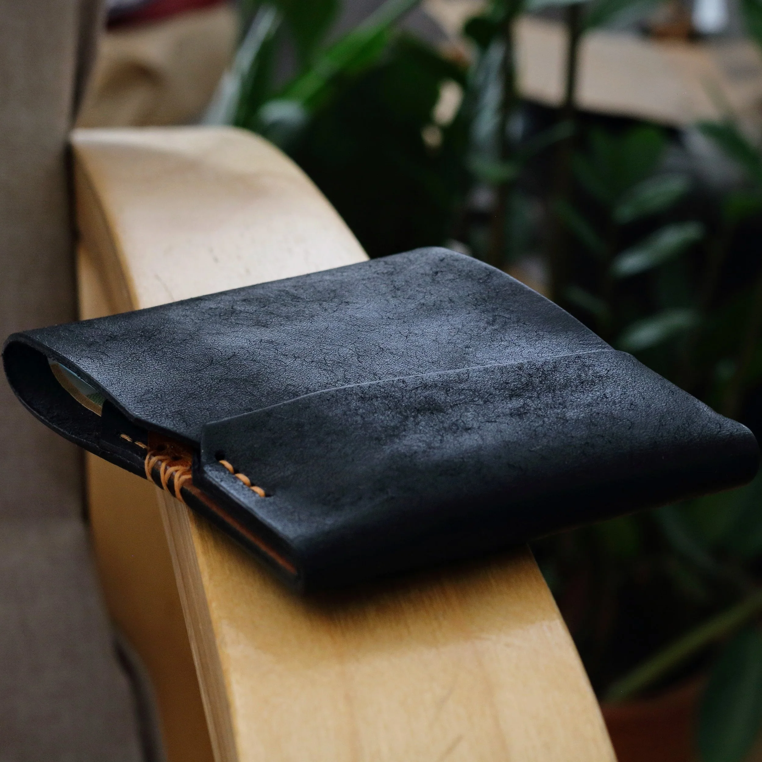 premium full grin Italian leather wallet
