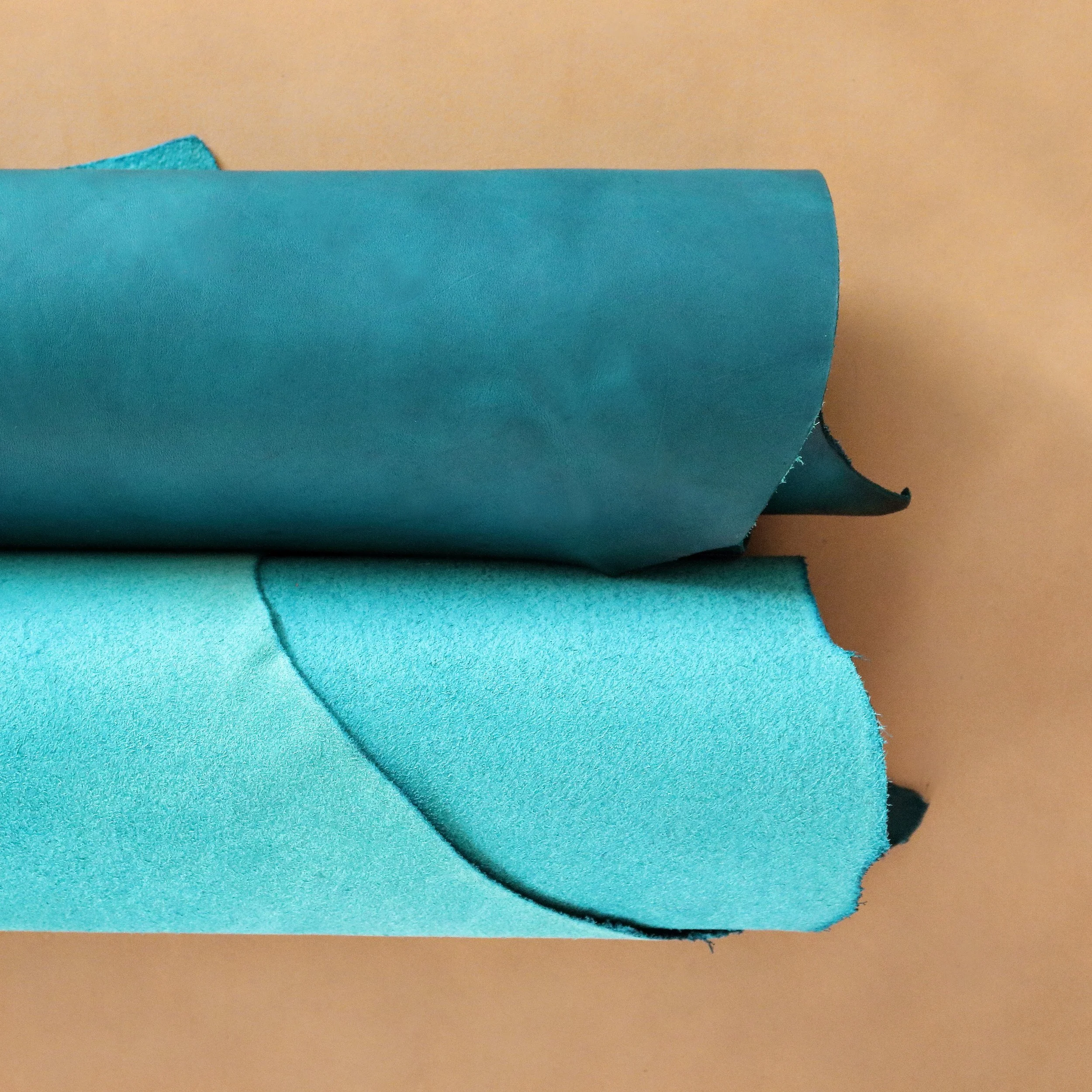 Turquoise Vacchetta Leather