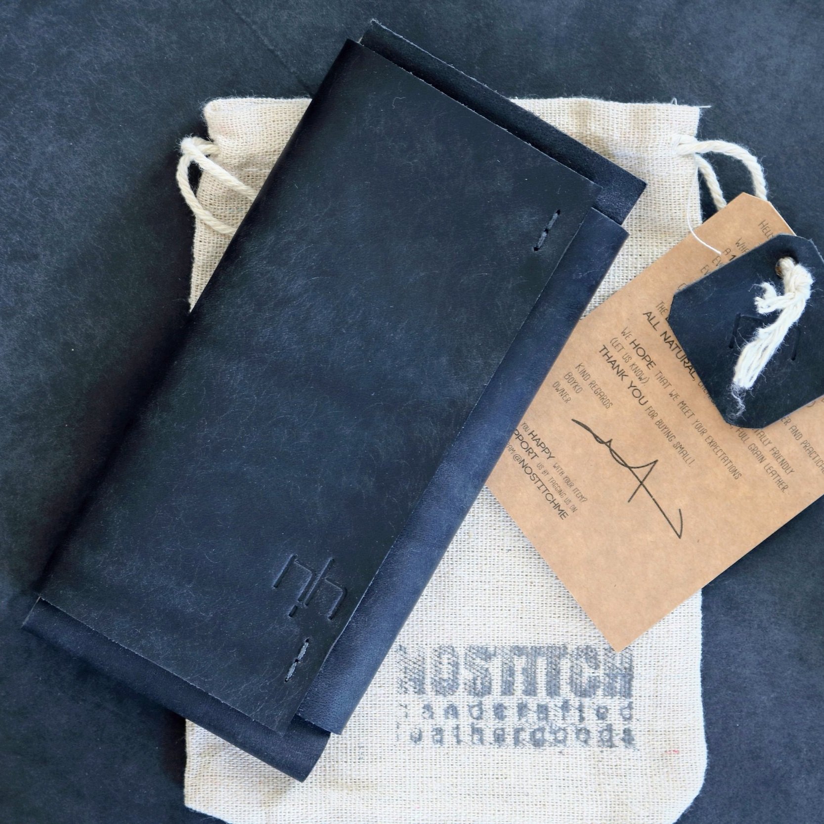 Black leather phone protective case for Pixel 9 Pro XL. made by hand in the EU.