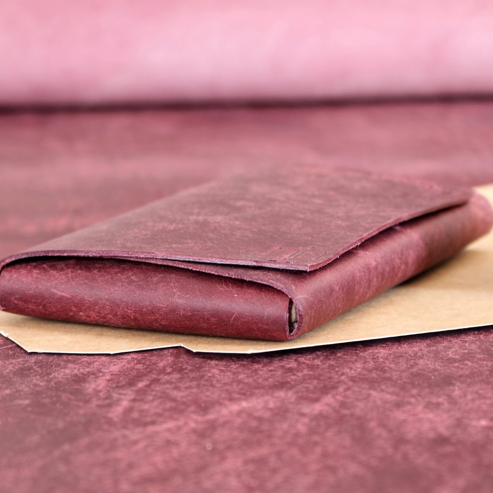 Minimalist leather case for Microsoft Surface Duo