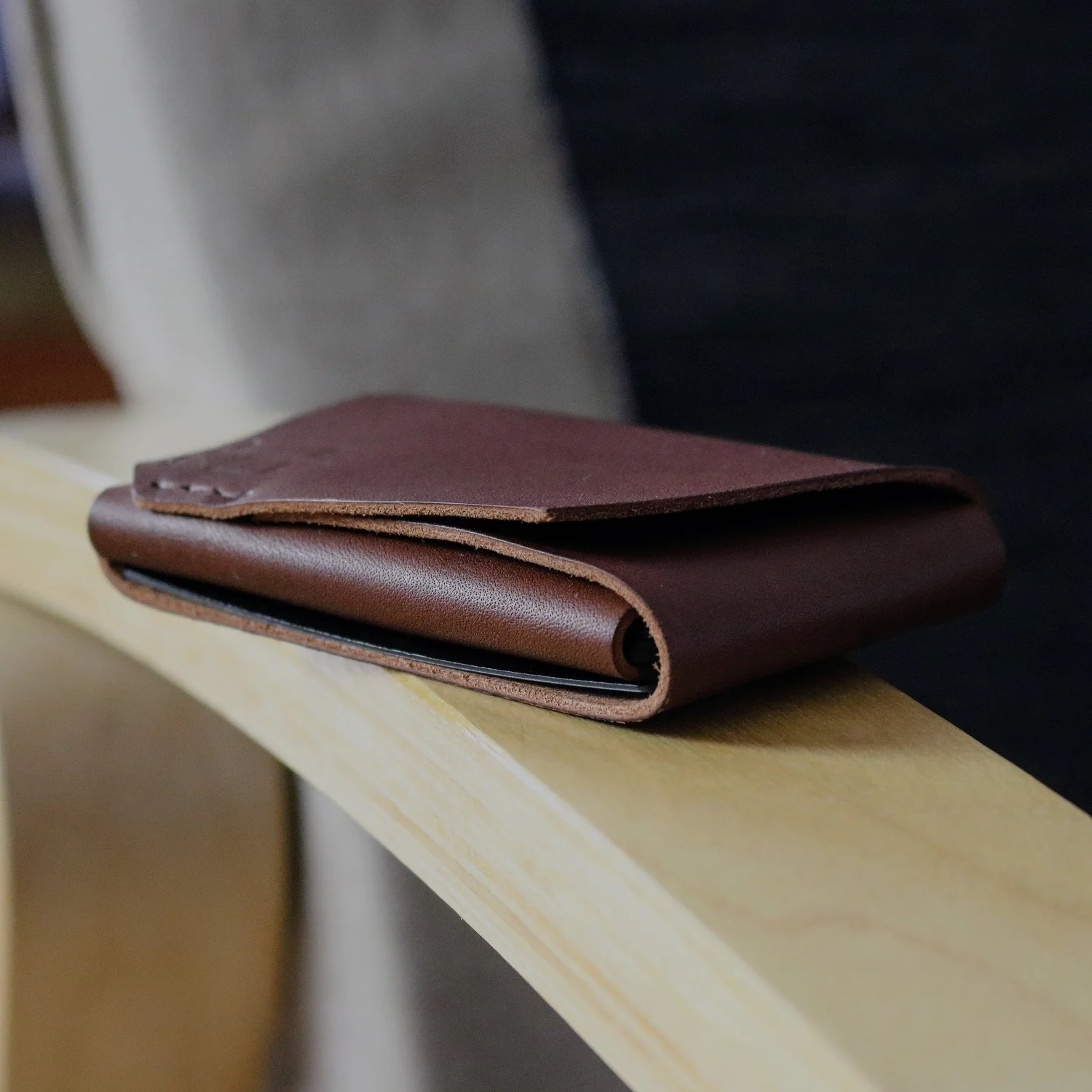 The Fold Plus - Handmade minimal leather wallet | Nostitch