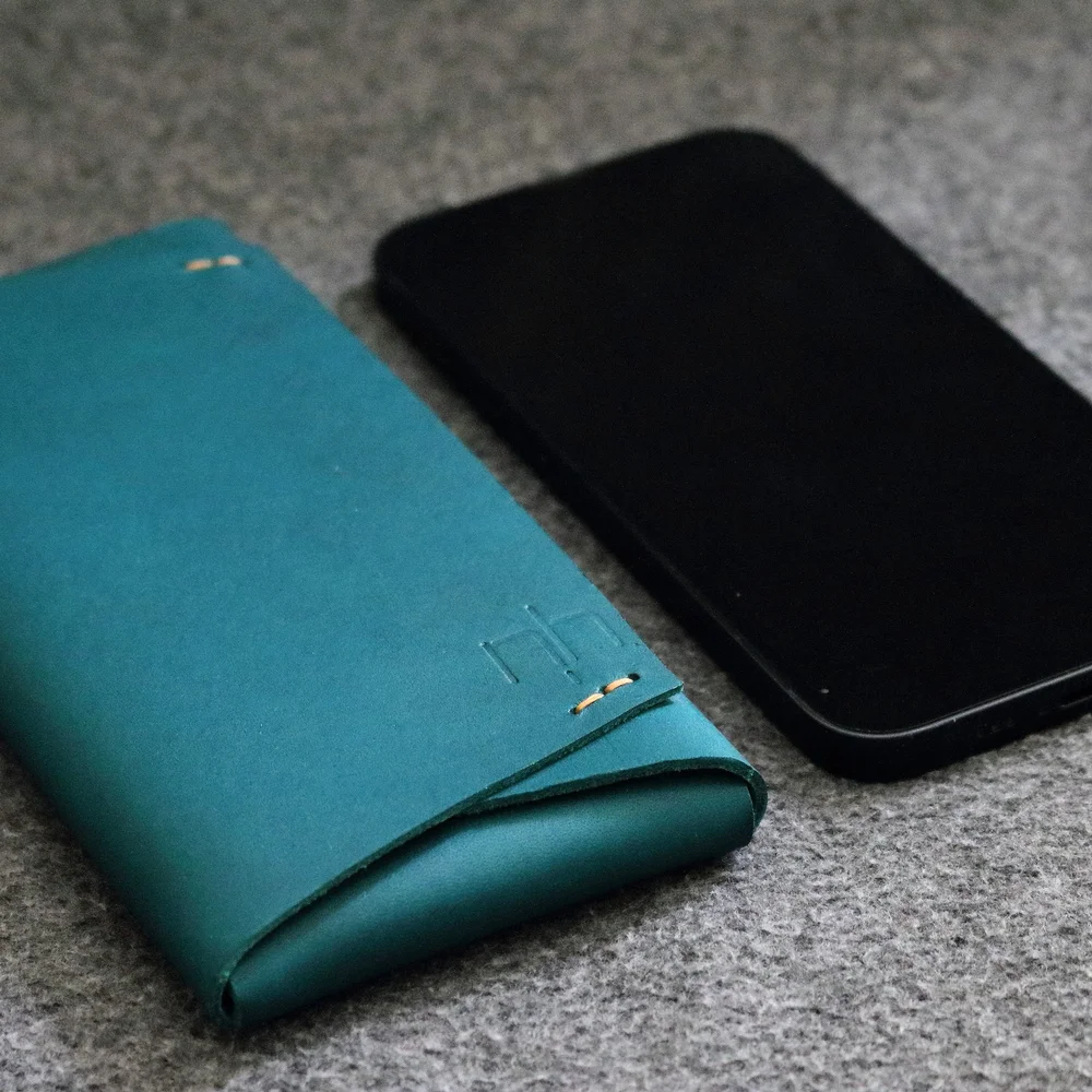 The Fold - iPhone Leather Cell Phone Sleeve | Nostitch