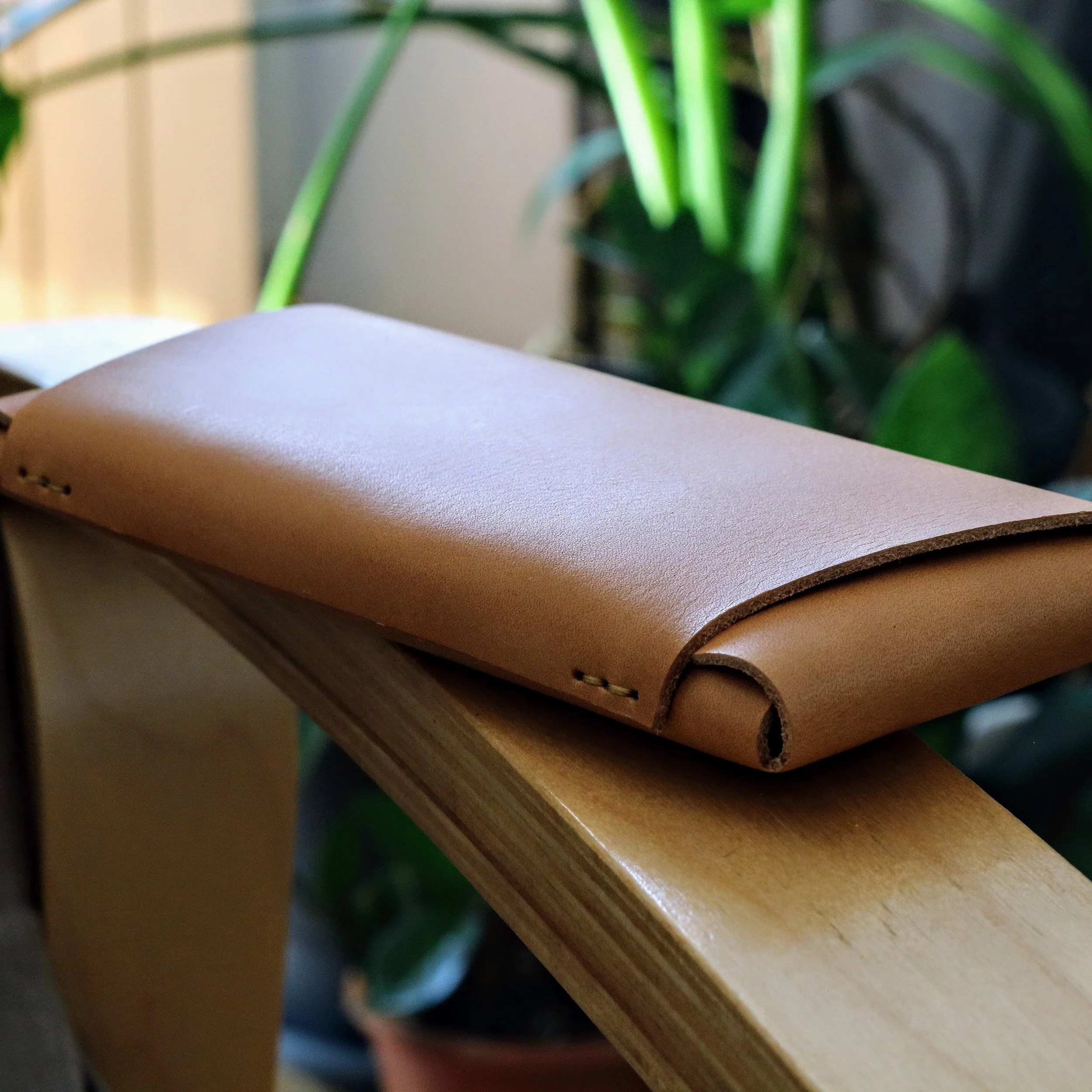 Samsung Galaxy S 26 Ultra full grain natural leather phone case with wallet