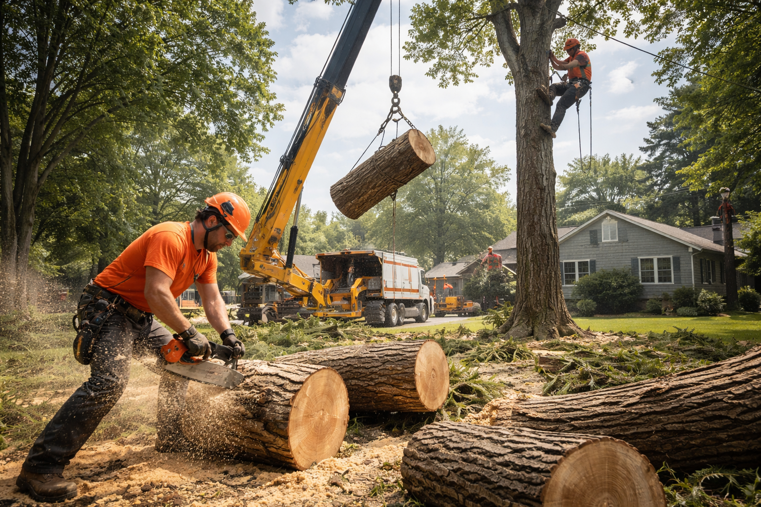 Tree Removal Services In Lake County, Illinois | Evo Lawn & Landscape