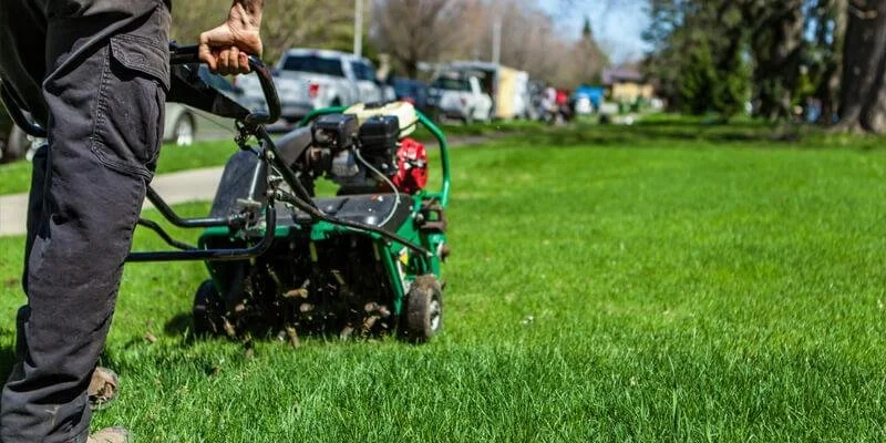 Core Aeration Service In Riverwoods, Illinois | Evo Lawn & Landscape