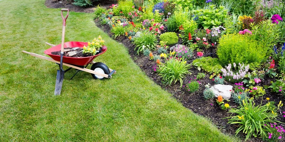 Spring clean up service for a residential home in Beach Park IL