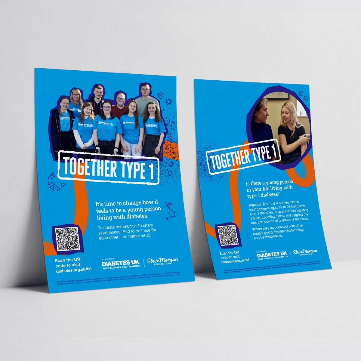 Together Type 1 Poster and Flyer designs