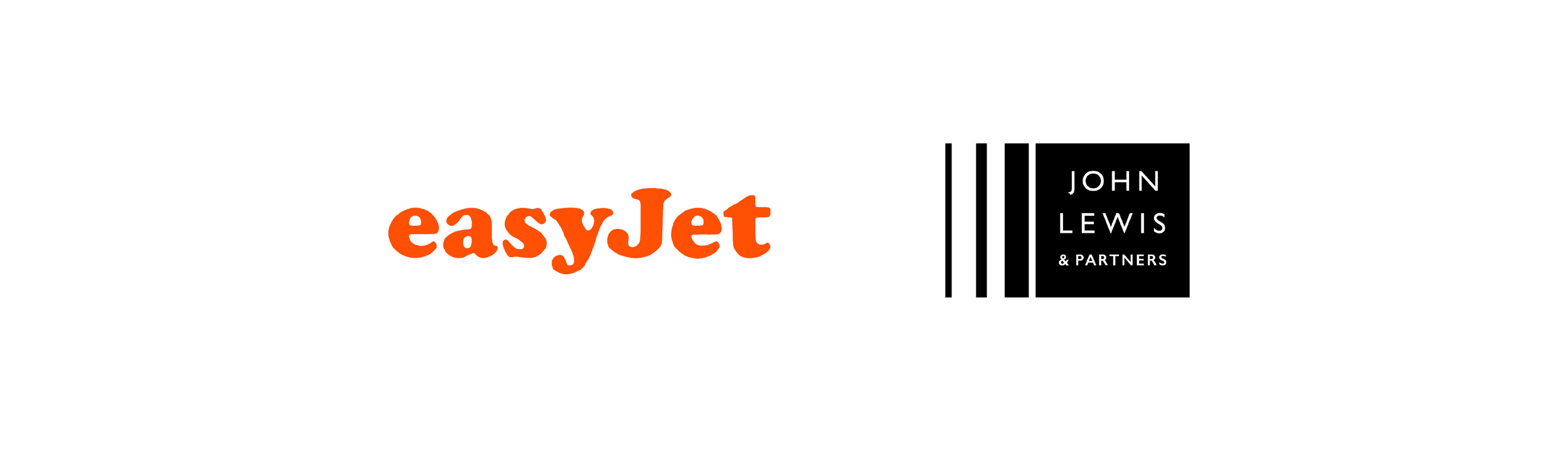 Easyjet and John Lewis logos