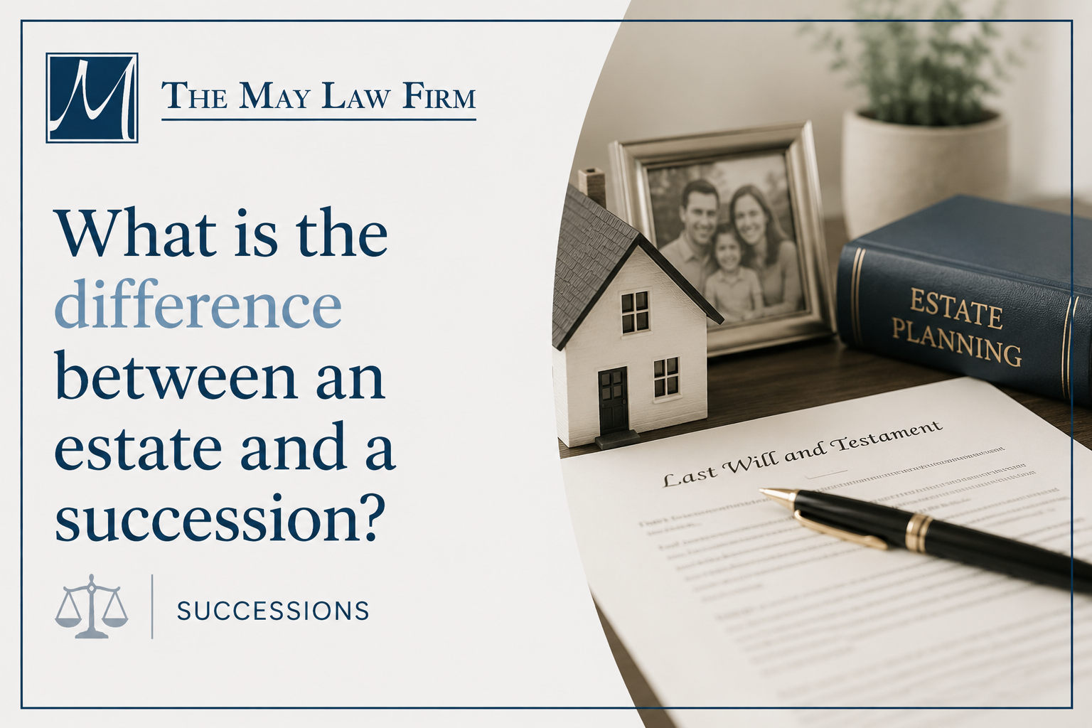 What is the difference between an estate and a succession?
