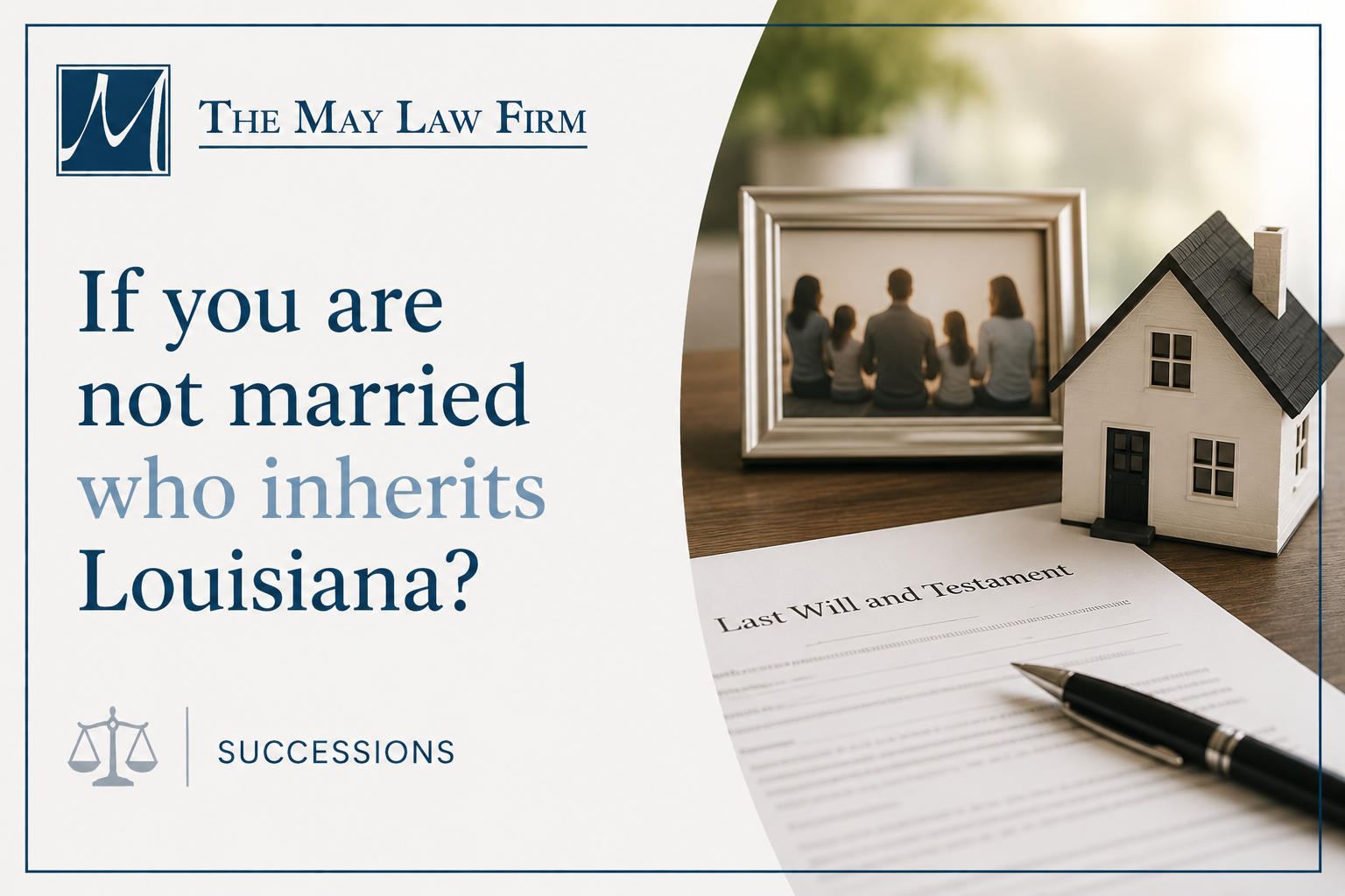 If you are not married who inherits Louisiana?
