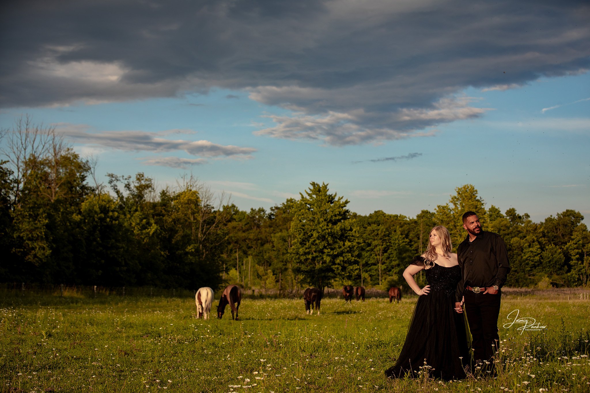 From sweeping pasture portraits to sassy goats and the fluffiest little pony &mdash; Verity &amp; TJ&rsquo;s session had everything!

These two brought so much personality to their portraits, and their animals only made the evening sweeter (and a who