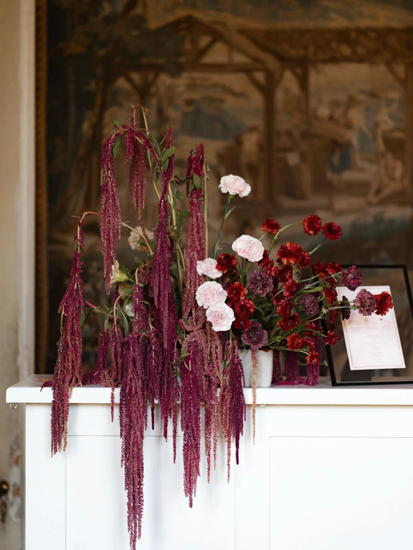 Happy Valentine&rsquo;s!

If the vibrant reds and pinks feel a little too bold for this time of year, softer, dusky tones can be just as striking. These muted reds and pinks create a moodier setting, full of warmth and depth, with an atmosphere that 