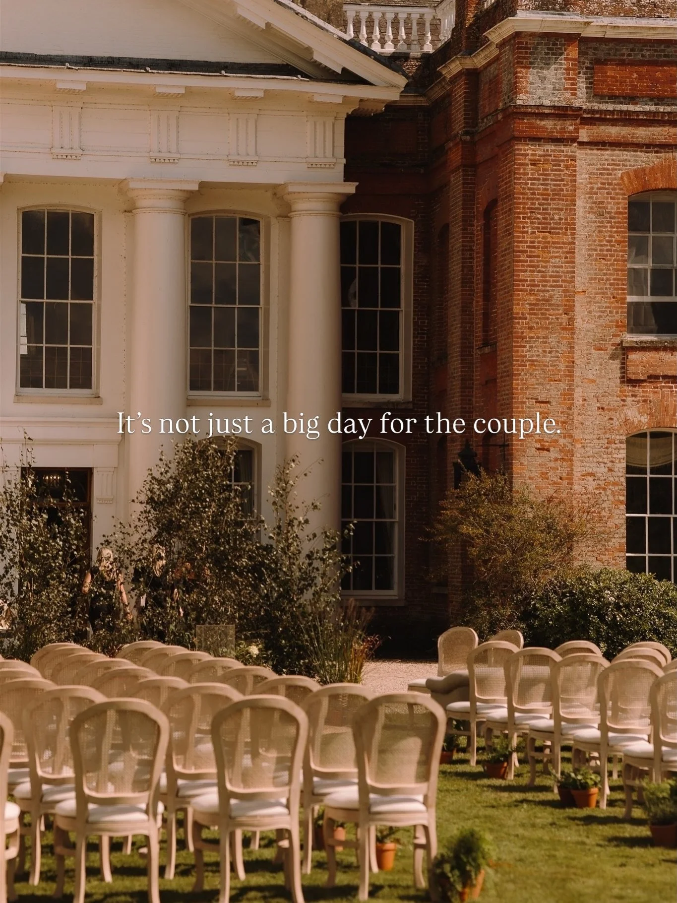 A wedding is not just a big day for the couple.

Somewhere in the room is a mother (or two) quietly taking it all in.

The music begins, her child walks down the aisle and in that moment, decades of memories pass through her mind. 

It&rsquo;s pride,