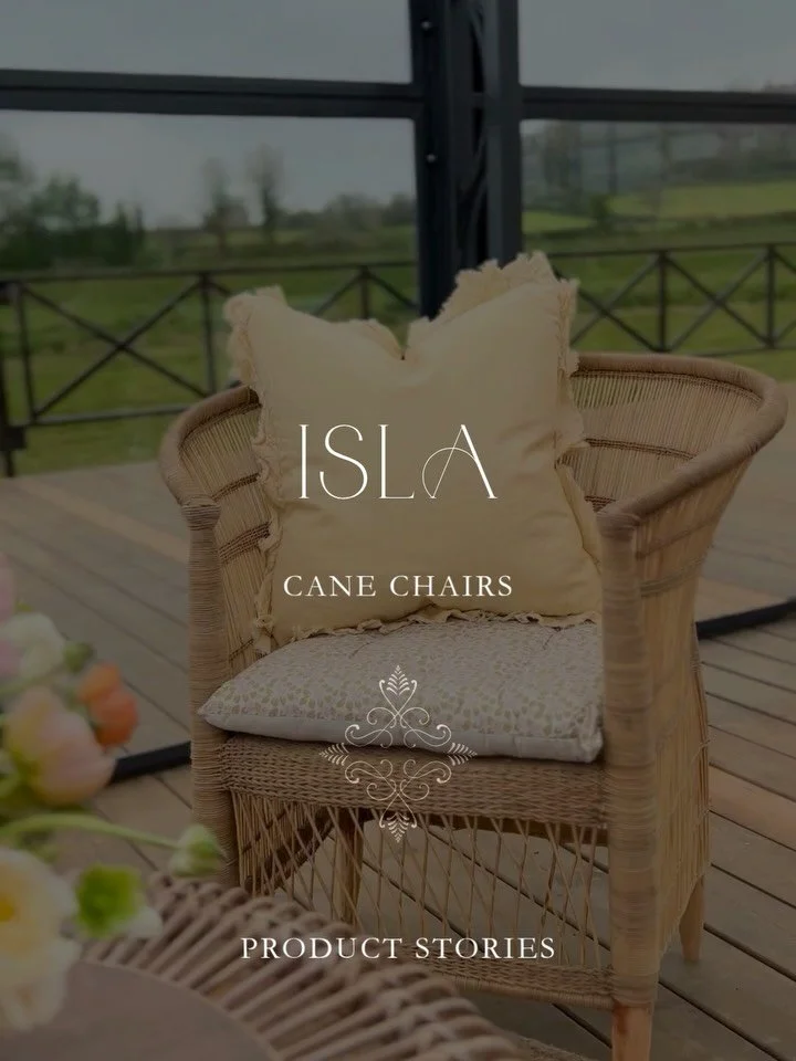 Isla Cane Chairs. 

We&rsquo;ve always had a soft spot for this sweet little chair. 

She&rsquo;s never been the loudest piece in our collection, but perhaps that&rsquo;s exactly why we like her so much!

She works beautifully in small groups, creati