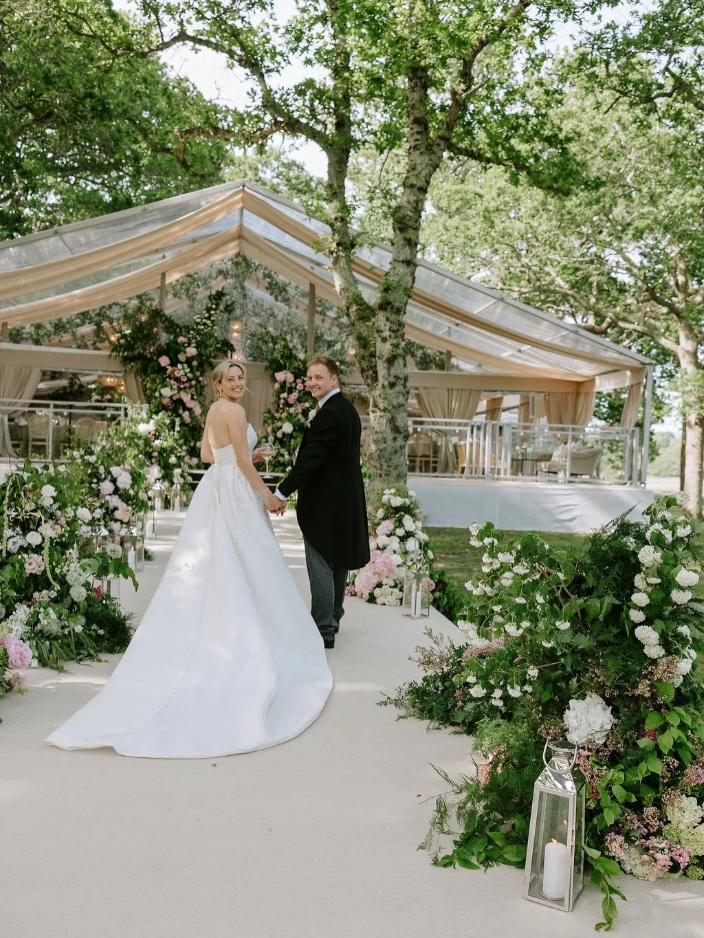 There&rsquo;s something really rather special about a marquee. 

Unlike a historic house or a grand ballroom, it begins as a truly blank canvas. No wall colour to try and match or complement, no patterned carpet you need to try and work with and no q
