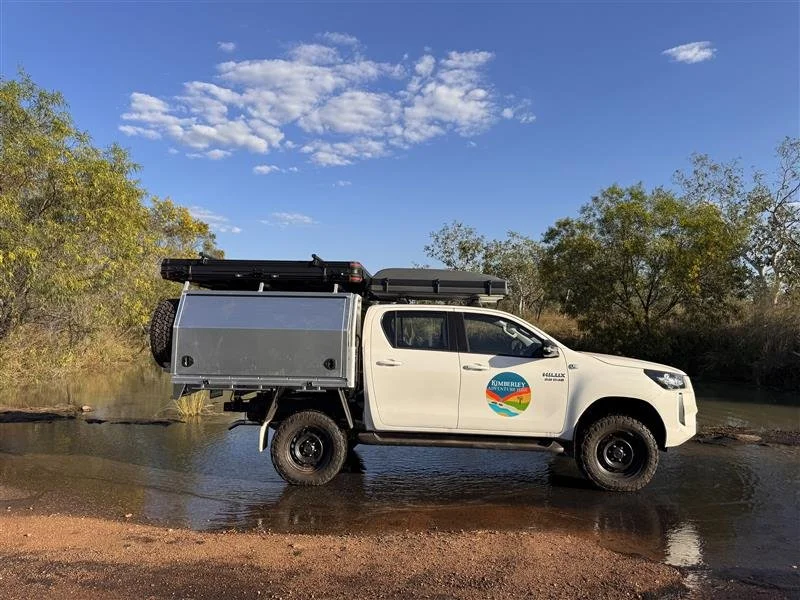 Rooftop camper for hire in the Kimberley, self-drive 4WD rental